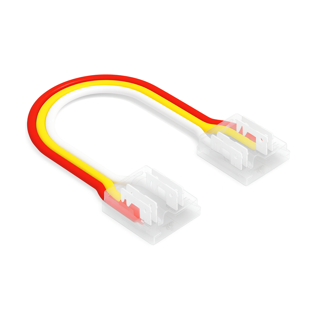 CLEANLIFE® Smart PCB-Wire-PCB Tunable White IP-20 COB Light Strip Connector