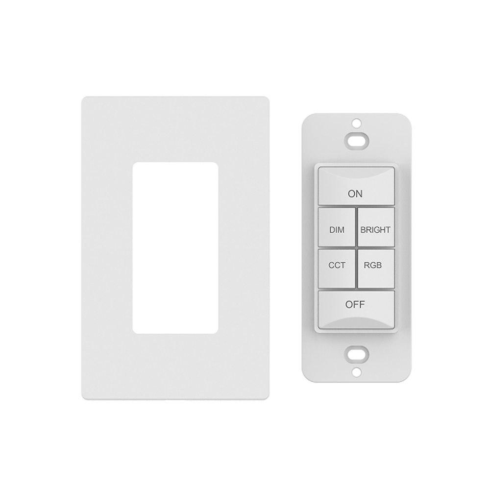 6-Button Kinetic RGB+Tunable White Switch (Wall Plate Included)