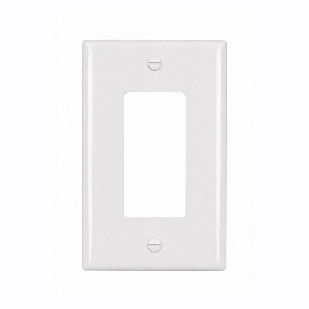 1-Gang Midsize Wall Plate - Glossy White