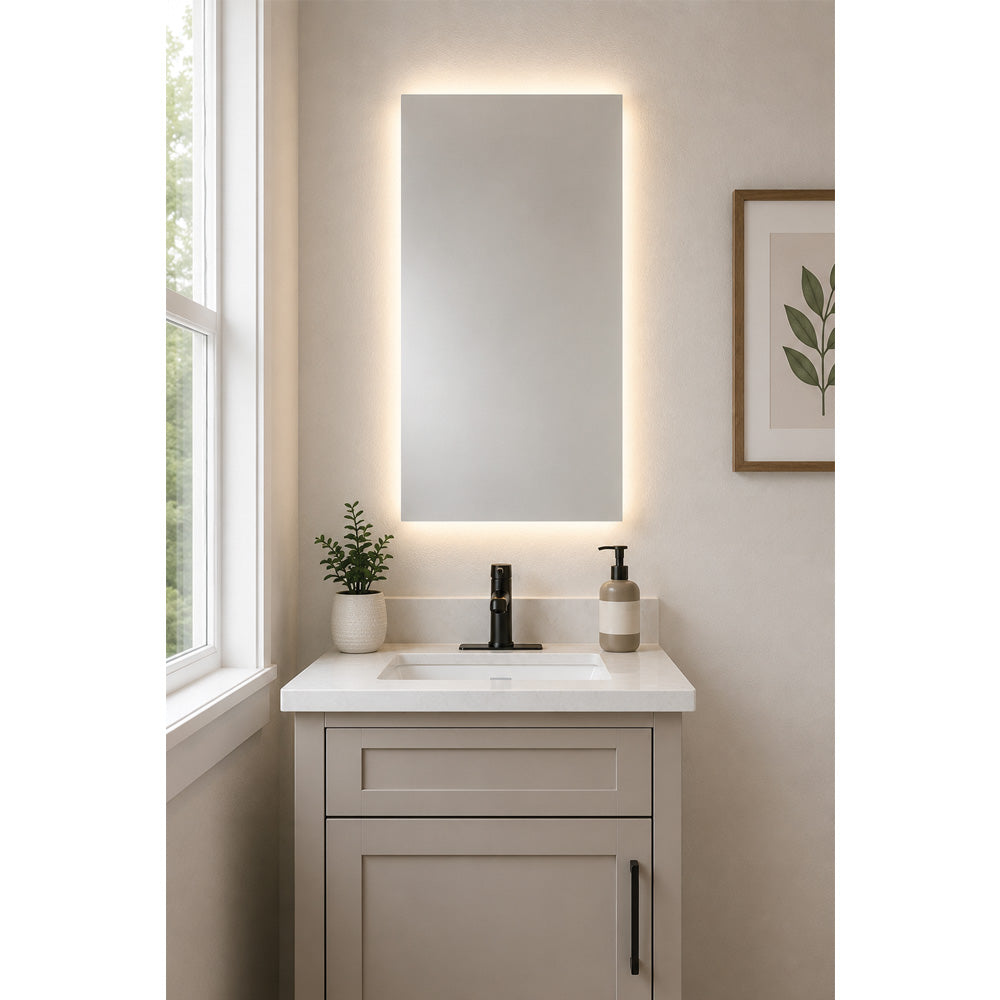 Majestic Dean 48VDC Backglow LED Mirror, 3000K