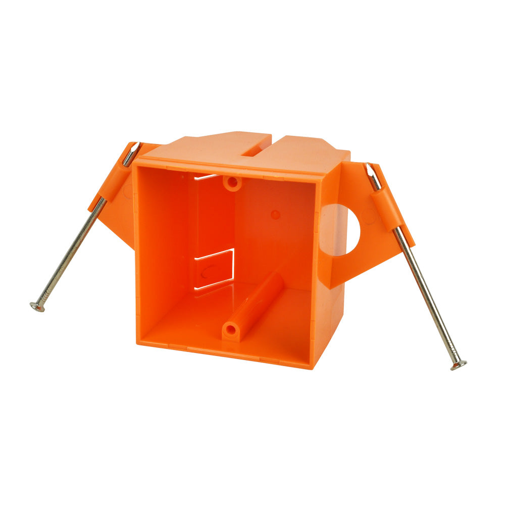 86x86 New Work Wall Box, 1-Gang with Nails