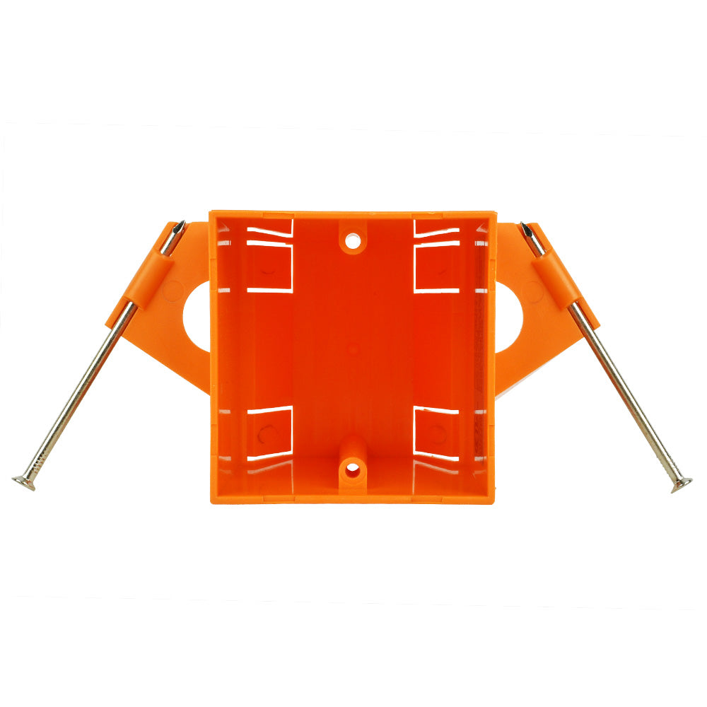 86x86 New Work Wall Box, 1-Gang with Nails