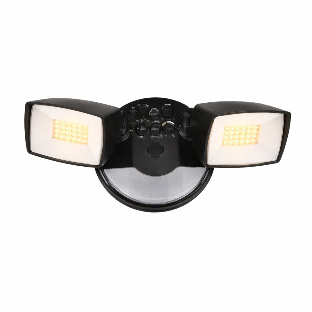 CLEANLIFE® 48-51V DC Adjustable Dual-Head Low-Voltage LED Security Floodlight