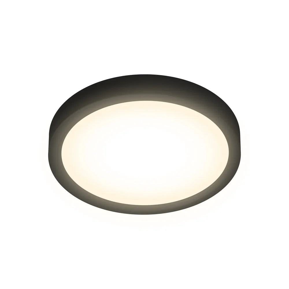 5" CLEANLIFE® 48-51V DC Edgelit LED Round Panels, 3000K