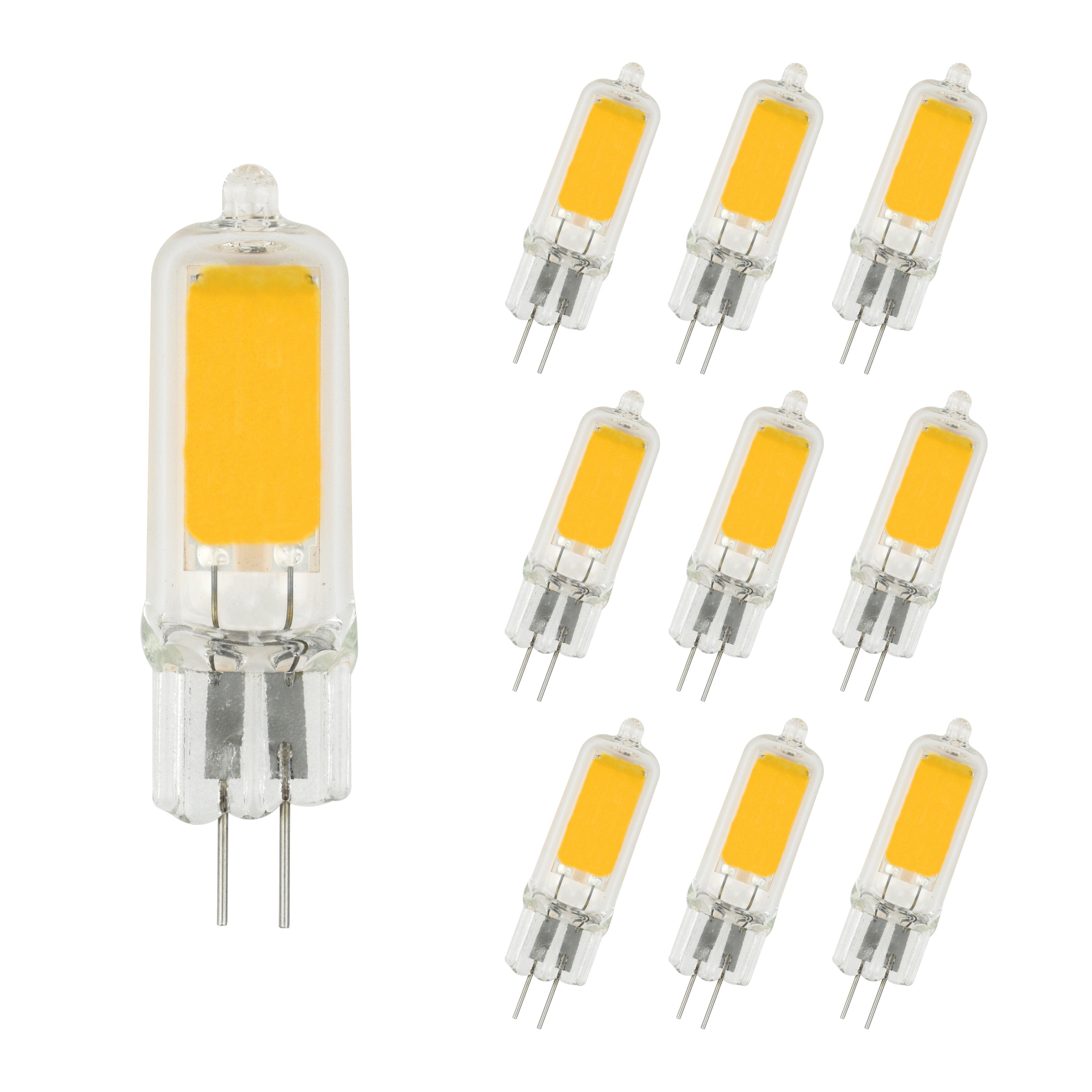 CLEANLIFE® 12VDC G4 Glass LED Light Bulb 2W (20W Equivalent) Non-Dimmable