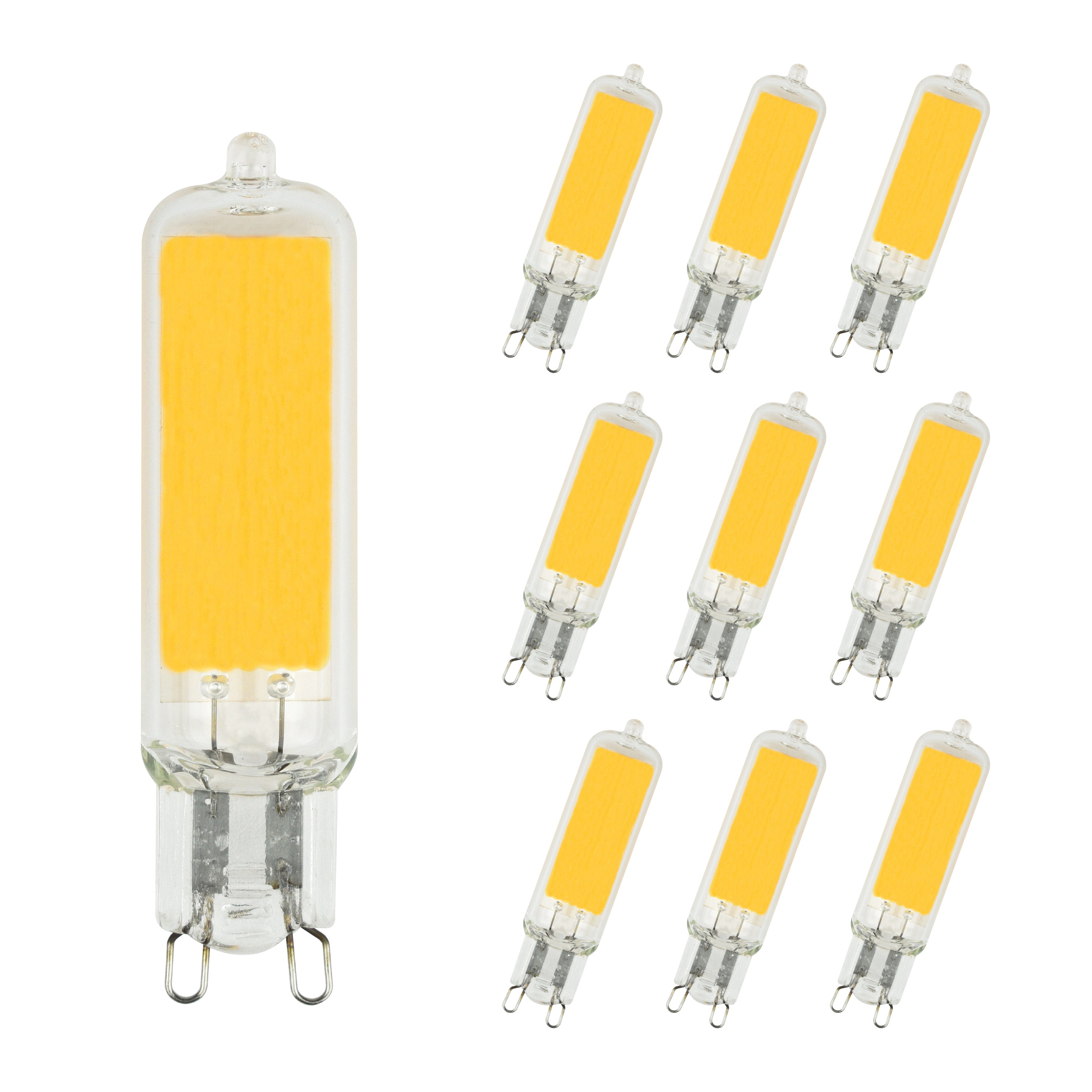 CLEANLIFE® 120VAC G9 Glass LED Light Bulb 4.5W (40W Equivalent) Dimmable