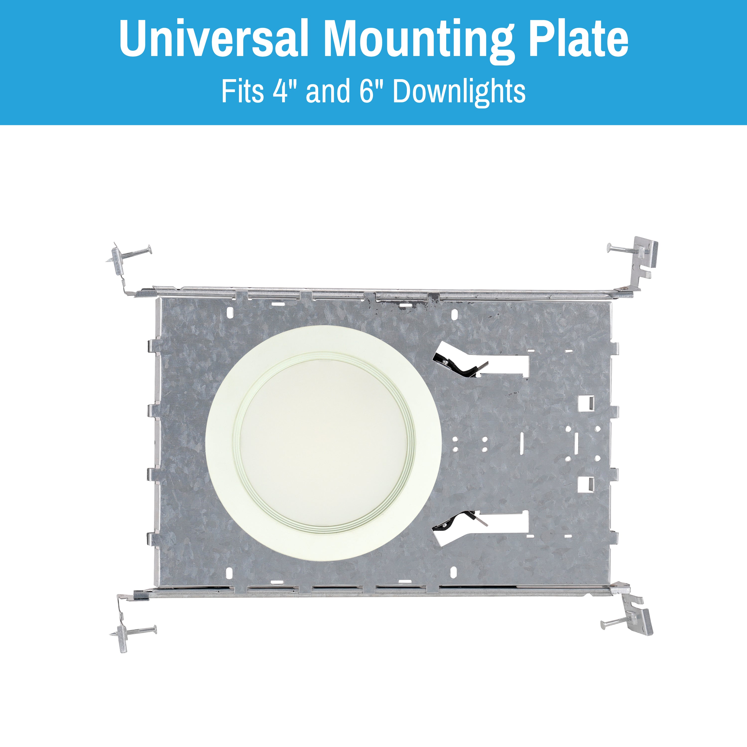 CLEANLIFE® 120VAC 6" Recessed LED Canless Downlight