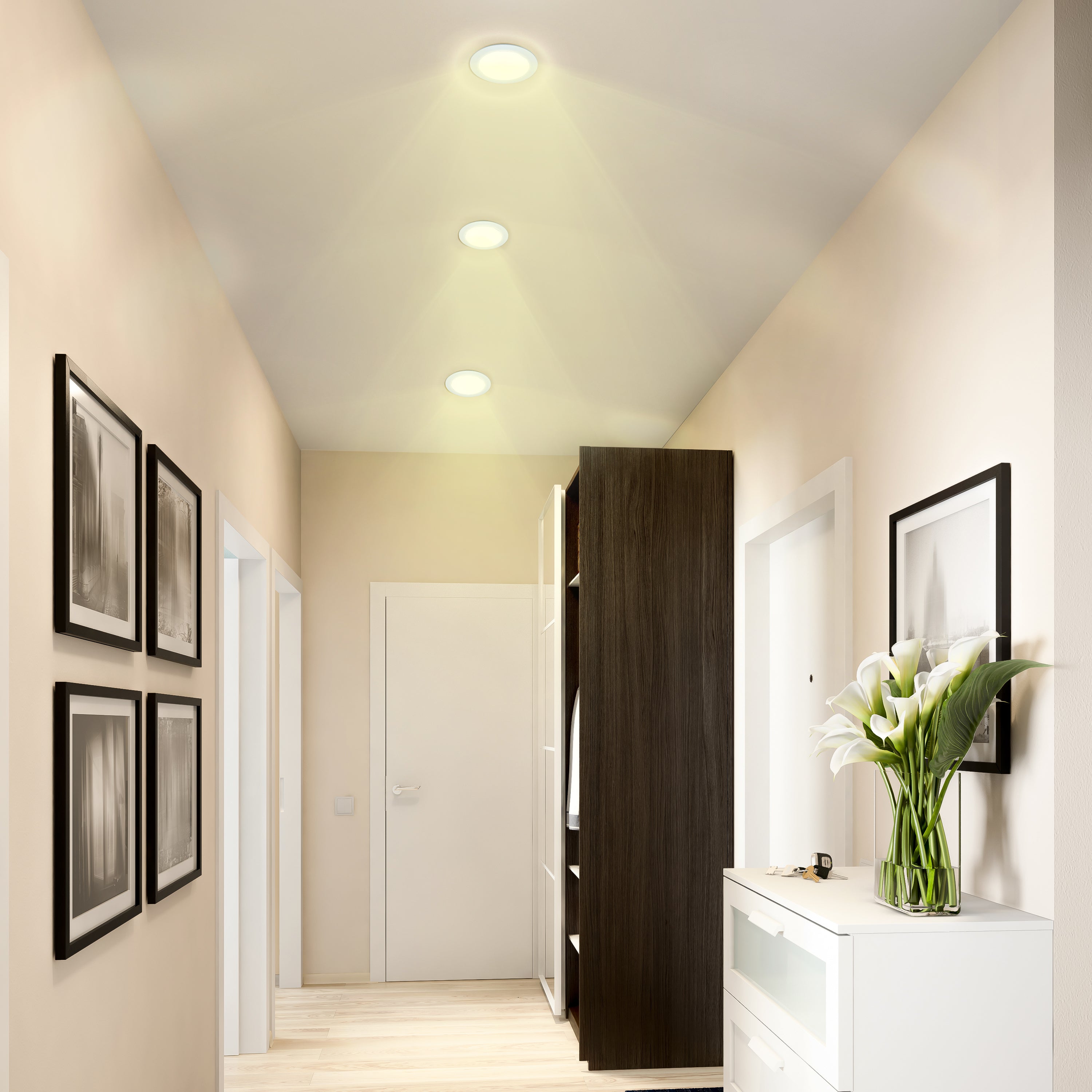 CLEANLIFE® 120VAC 6" Recessed LED Canless Downlight