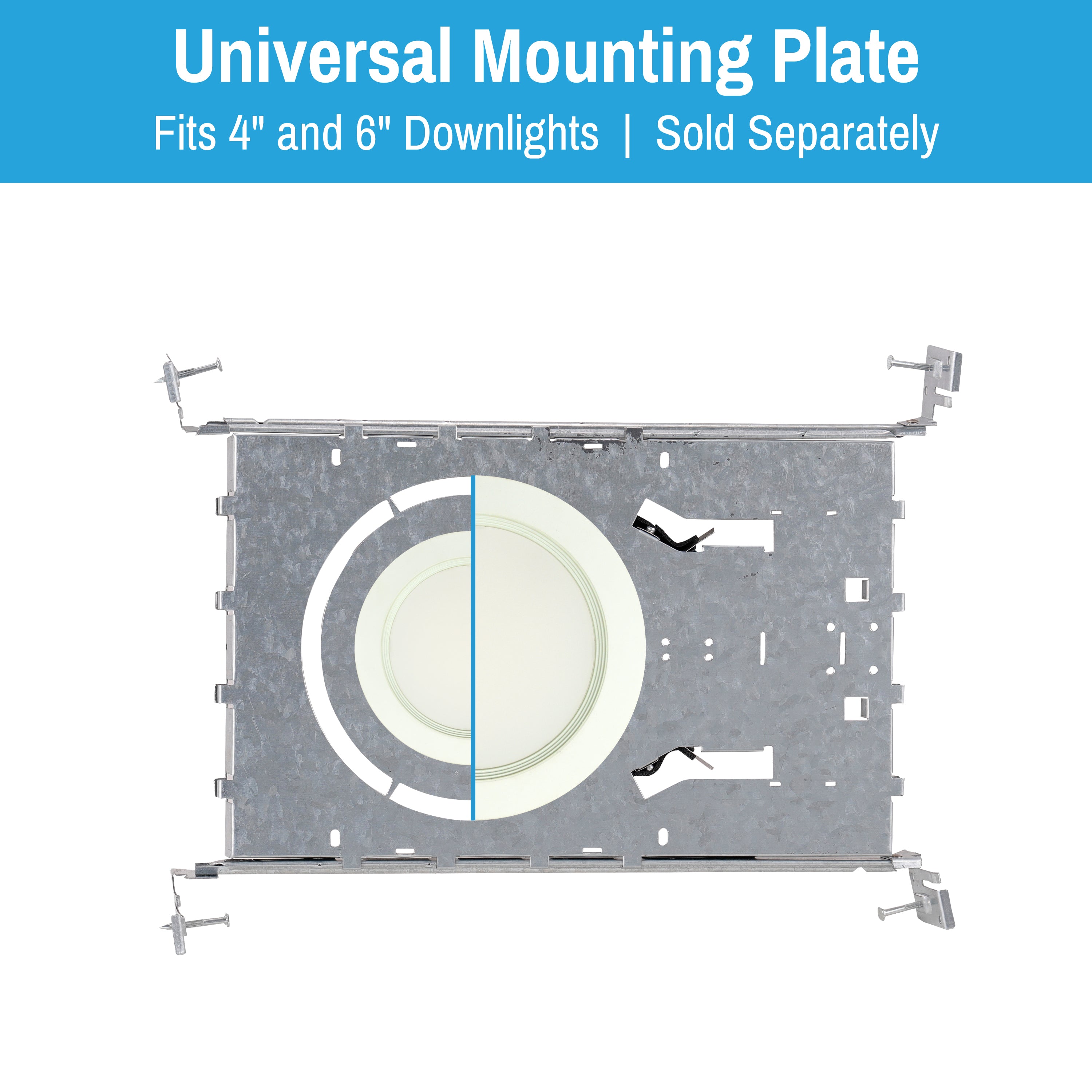CLEANLIFE® Universal Mounting Plate Recessed Downlights