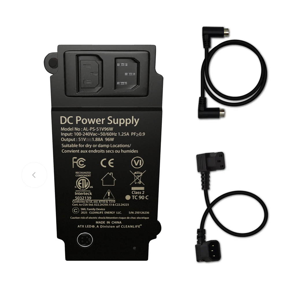 ATX LED® 51V DC 96W Power Supply for 48-51V DC Lighting – CLEANLIFE
