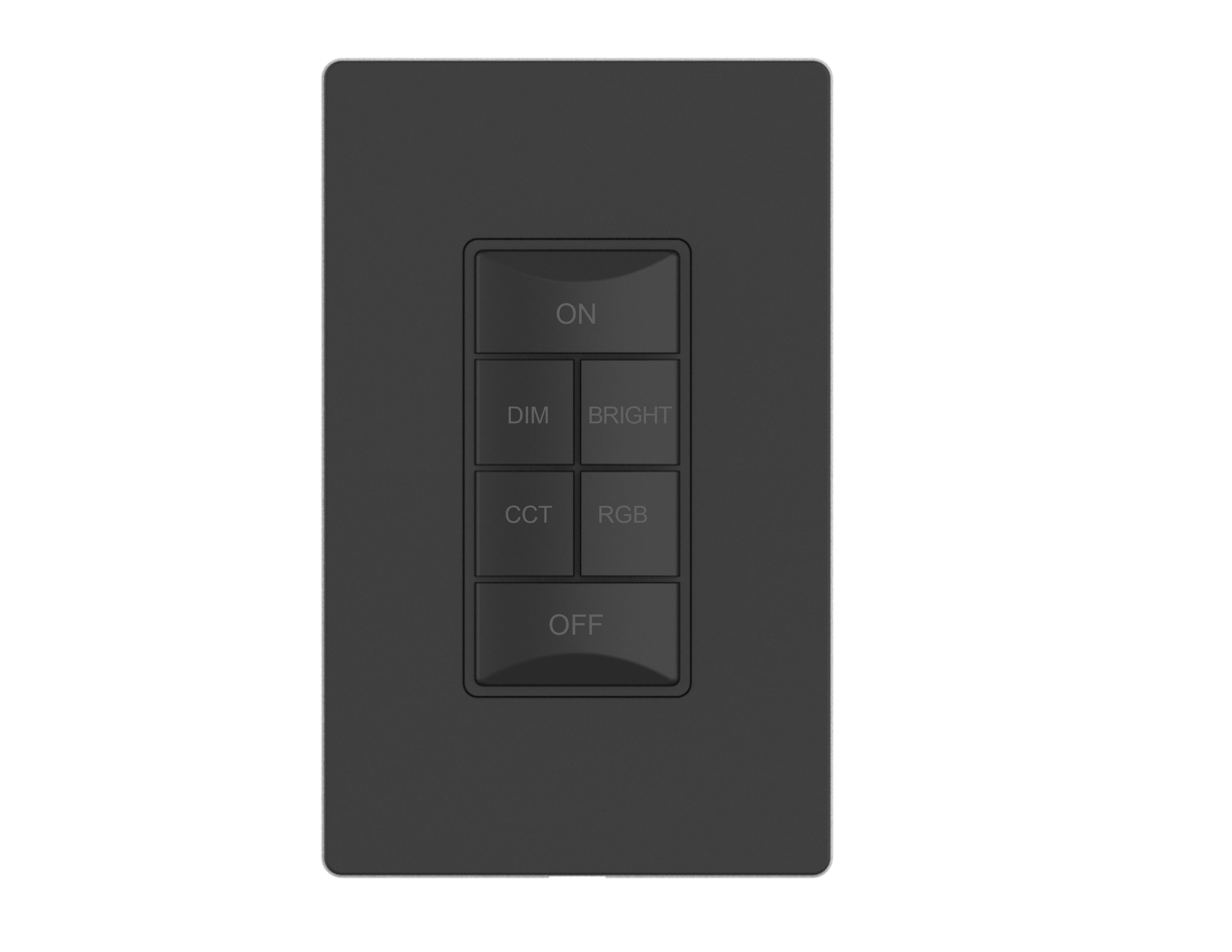CLEANLIFE® Smart 6-Button Kinetic RGB + CCT Tunable Control Switch (Wall Plate Included)