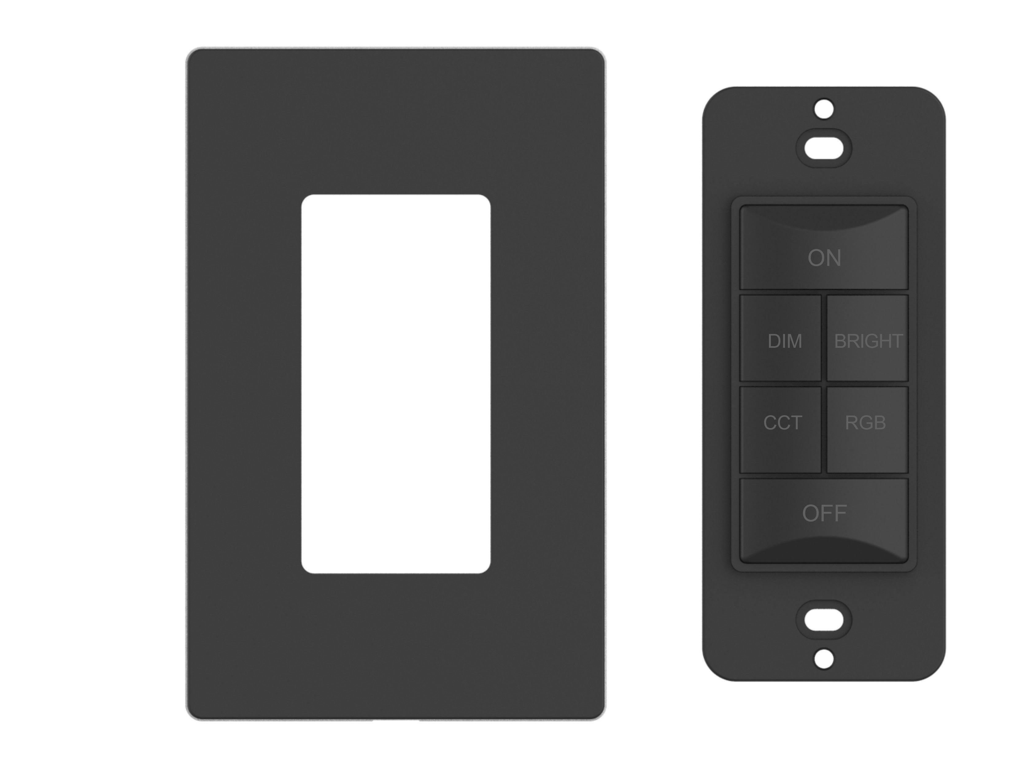 CLEANLIFE® Smart 6-Button Kinetic RGB + CCT Tunable Control Switch (Wall Plate Included)