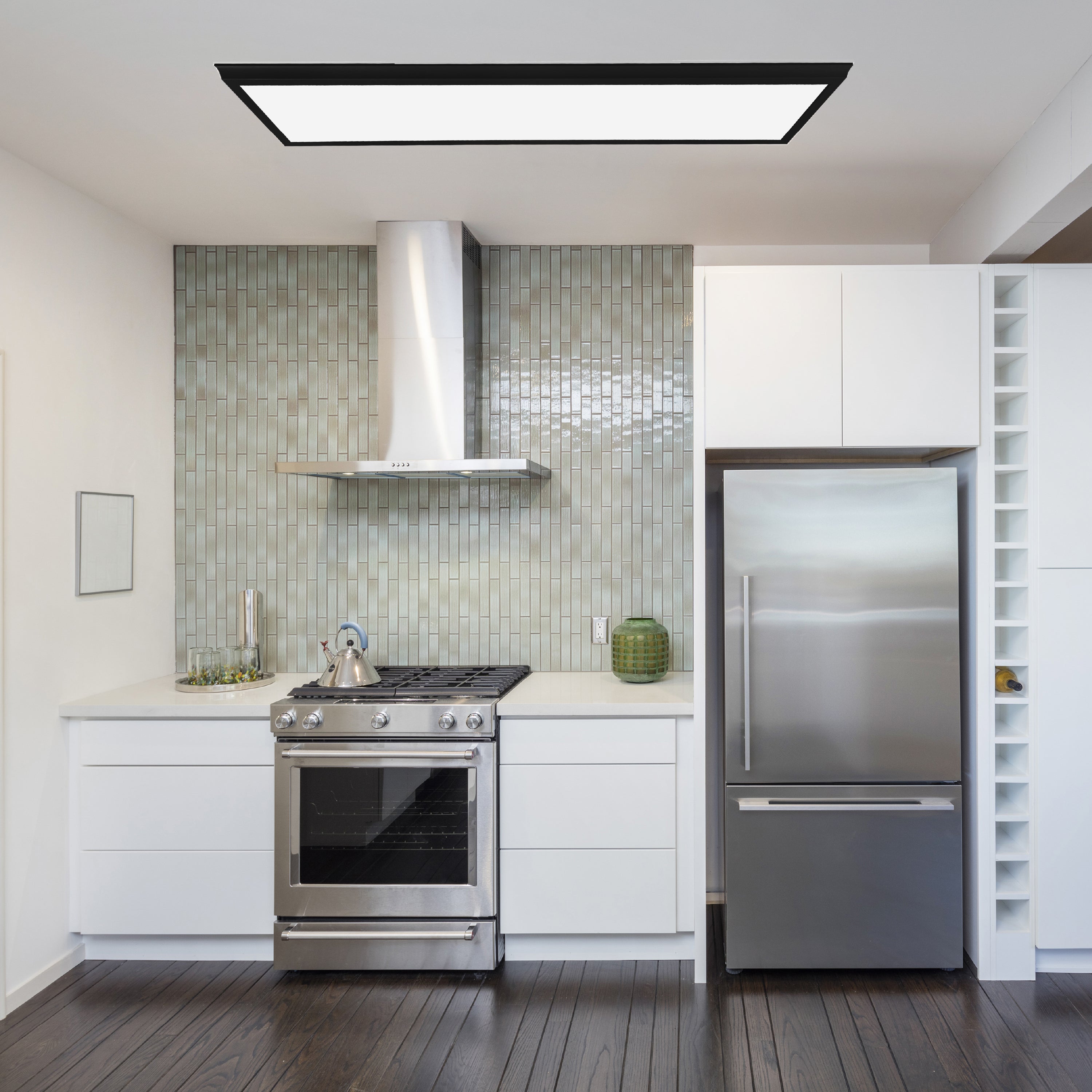 ULTRALUX® LED 1x4 Surface Mount Panel with Decorative Frame