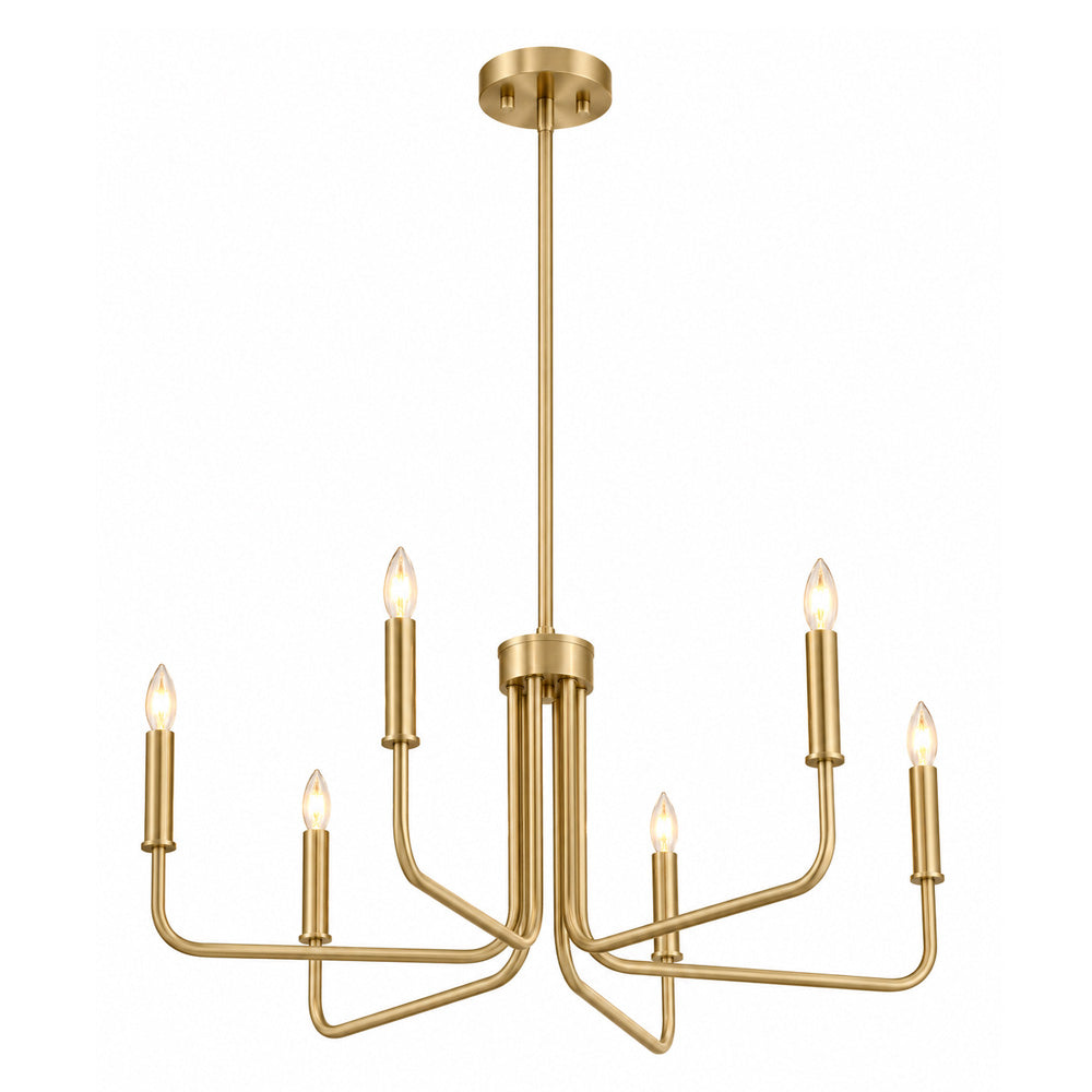UltraLux® 48-51V DC Decorative 8-Light Modern Sculptural Chandelier