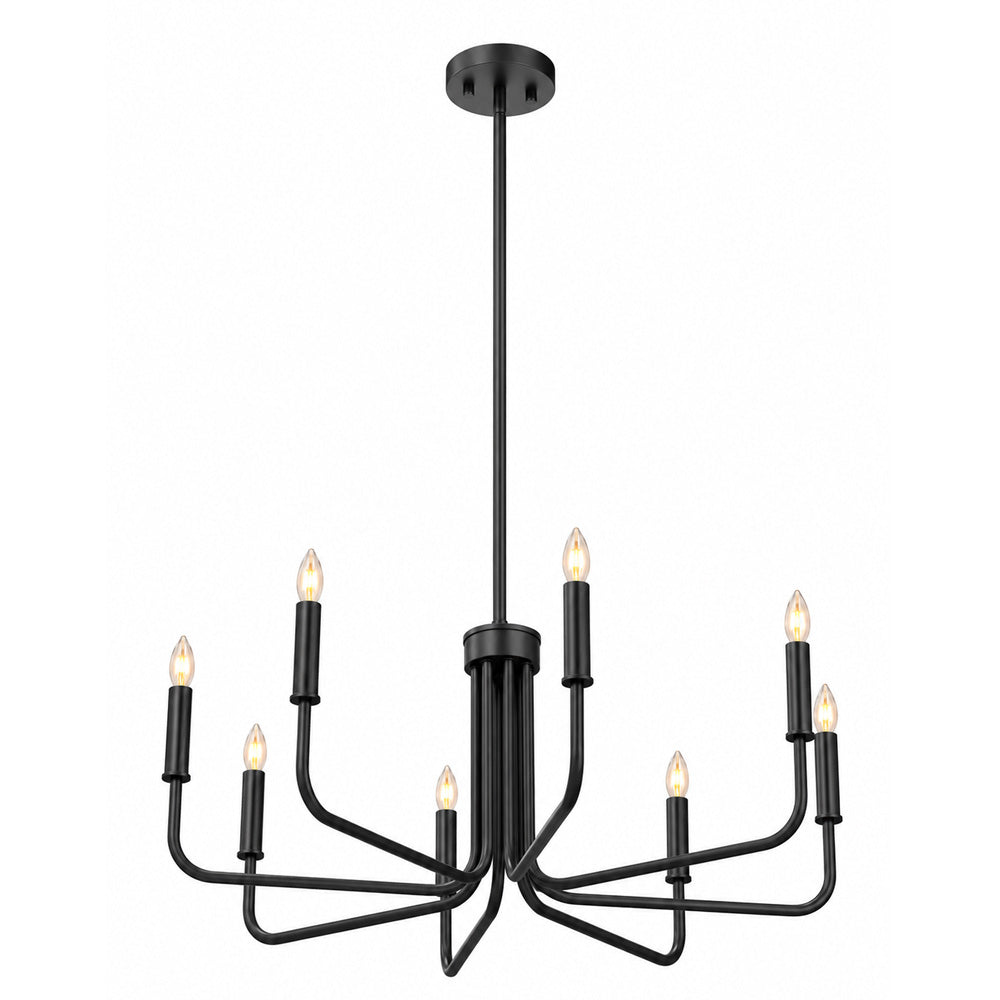 UltraLux® 48-51V DC 8-Light Modern Sculptural Chandelier