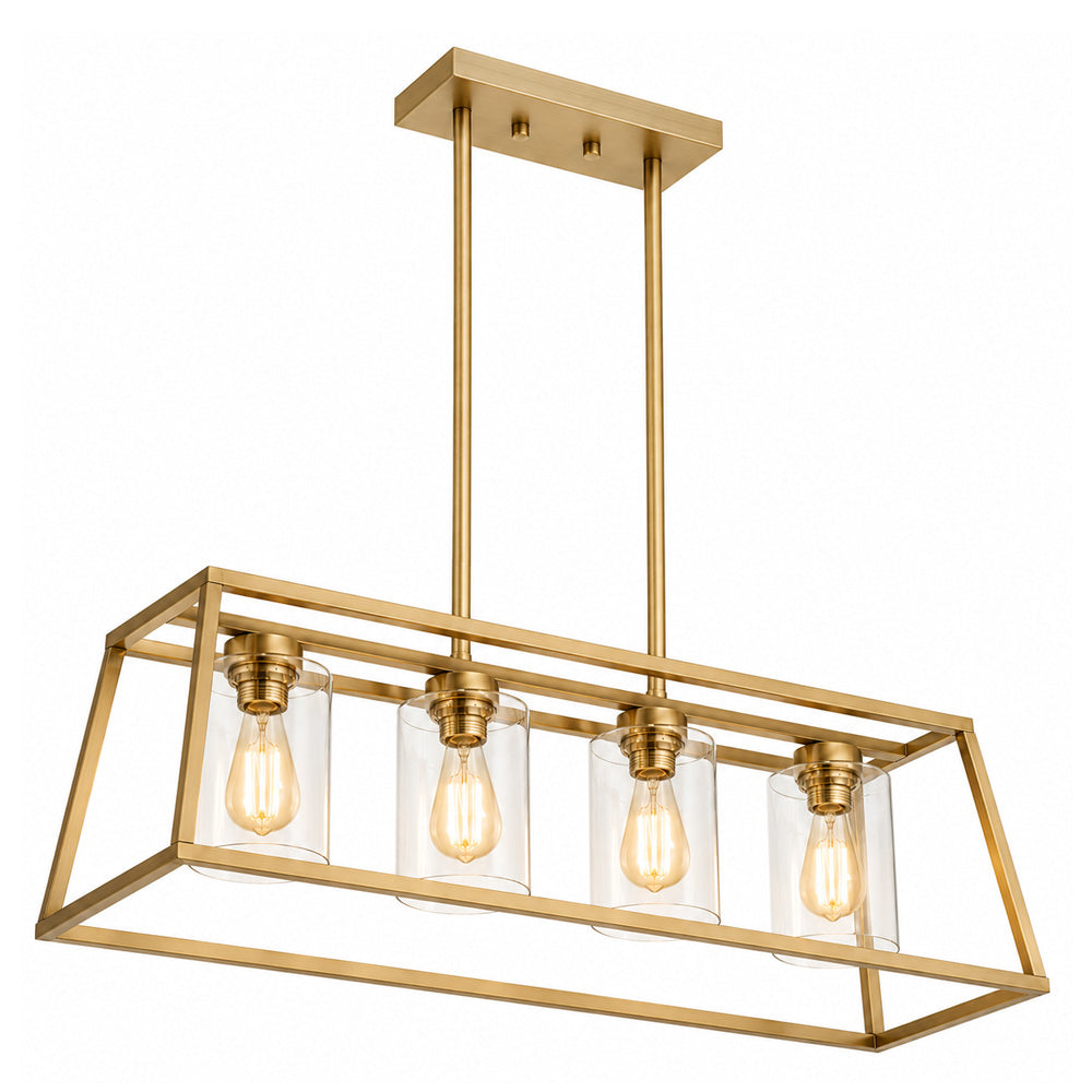 UltraLux® 48-51V DC 4-Light Modern Transitional Linear Pendant