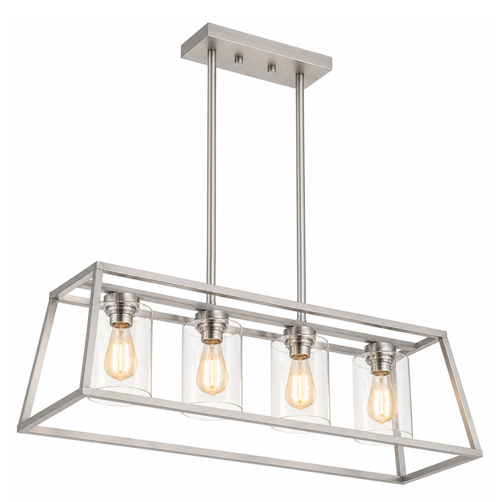 UltraLux® 48-51V DC 4-Light Modern Transitional Linear Pendant