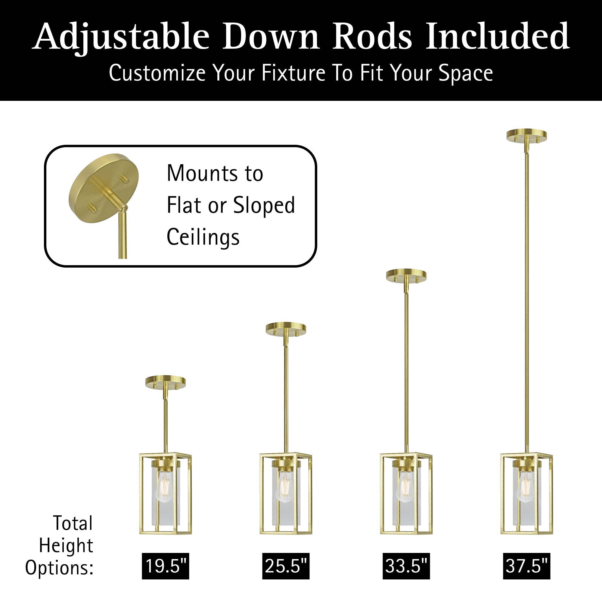 ULTRALUX® 120VAC Framework LED Mini Pendant