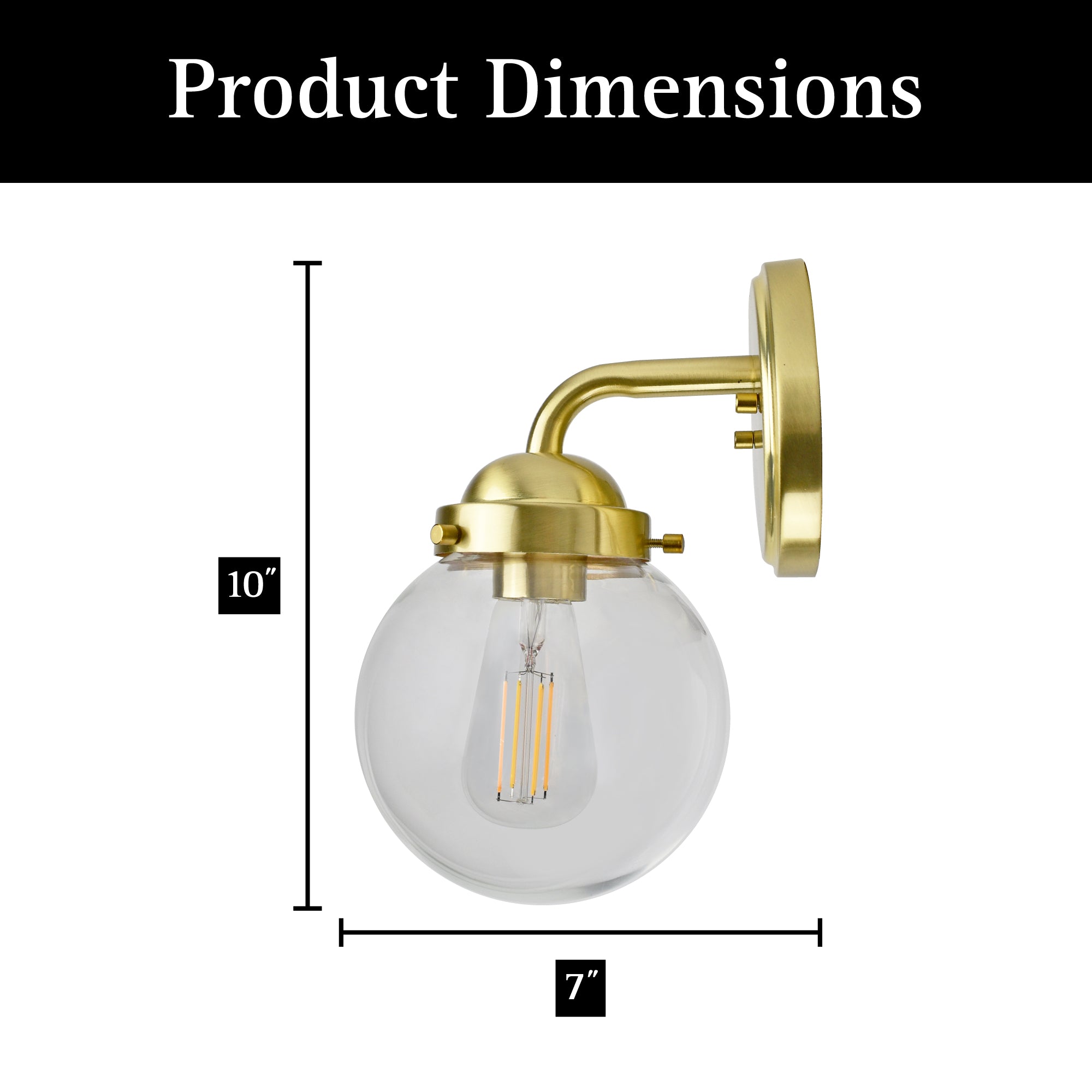 ULTRALUX® 120VAC Transitional Vanity Wall Sconce