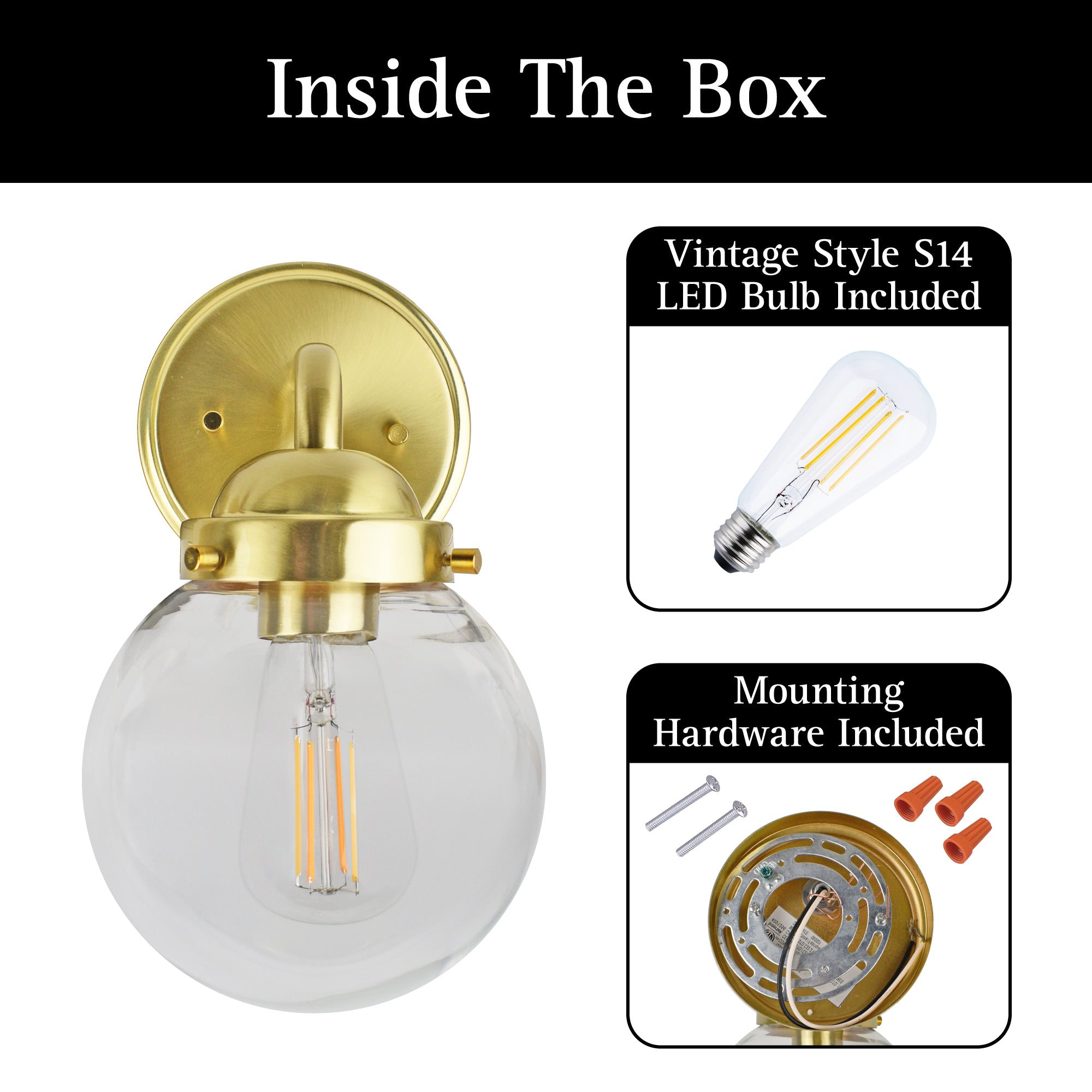 ULTRALUX® 120VAC Transitional Vanity Wall Sconce