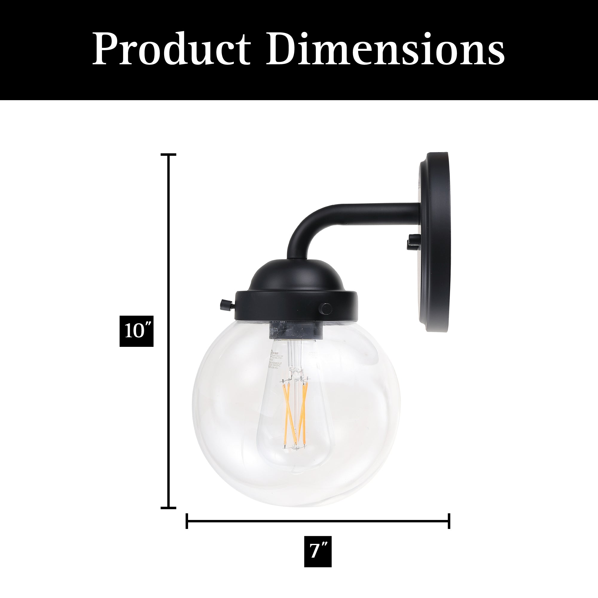 ULTRALUX® 120VAC Transitional Vanity Wall Sconce
