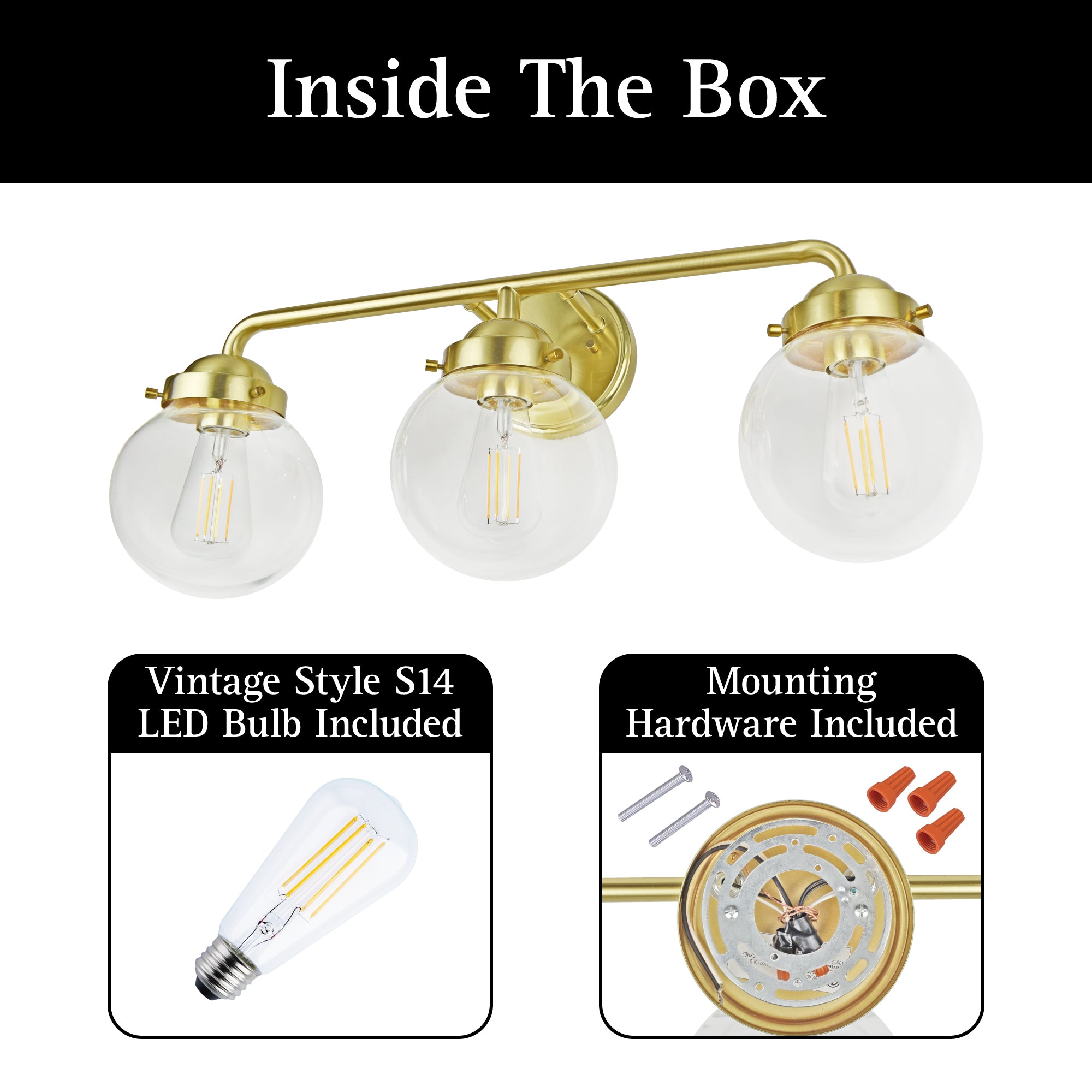 ULTRALUX® 120VAC Transitional Vanity 3-Light