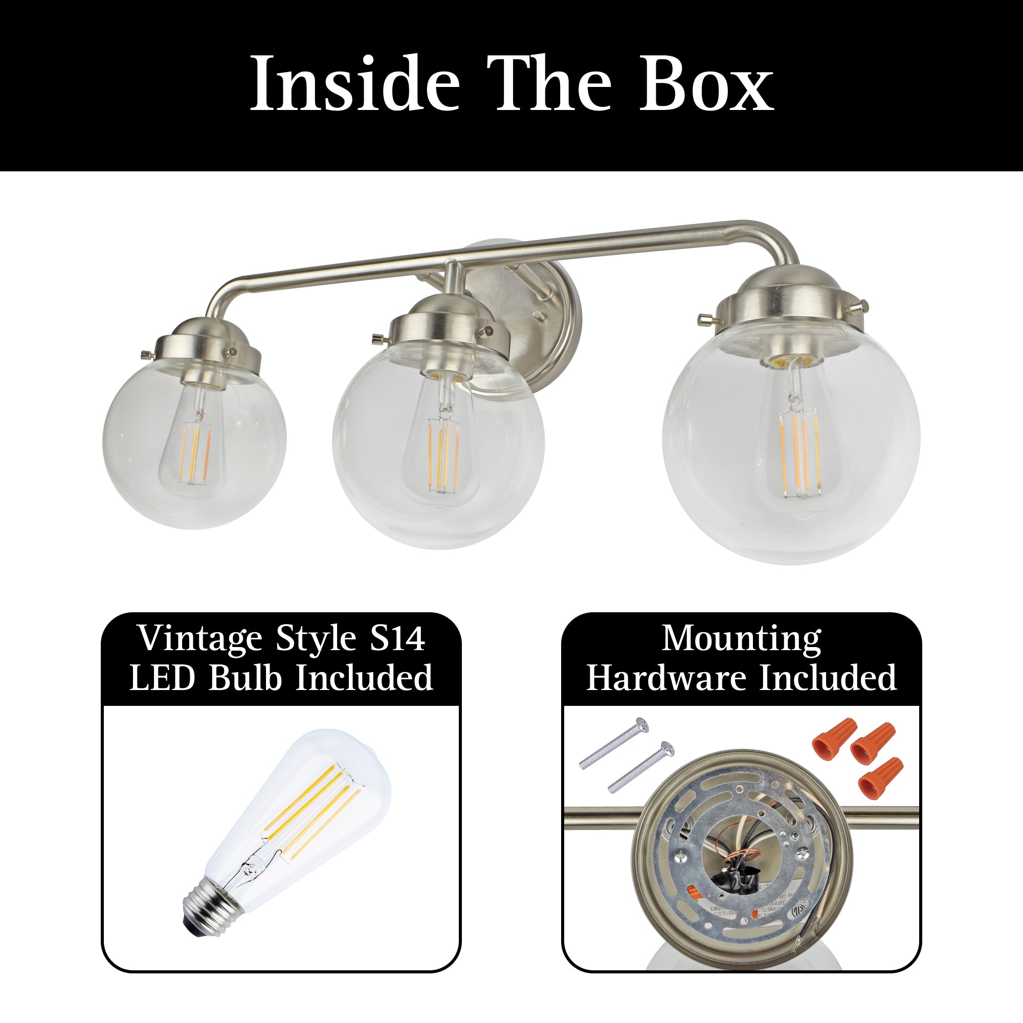 ULTRALUX® 120VAC Transitional Vanity 3-Light