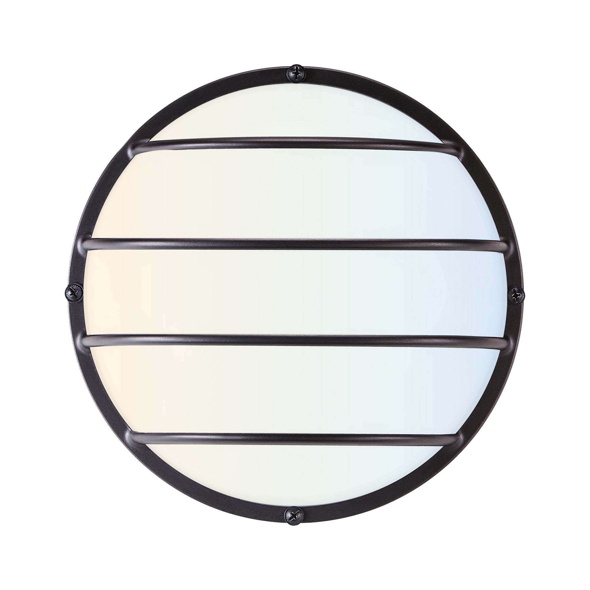 120VAC ULTRALUX® 9" Utility LED Outdoor Round Bulkhead Light - CCT Switchable (3000K/4000K/5000K)