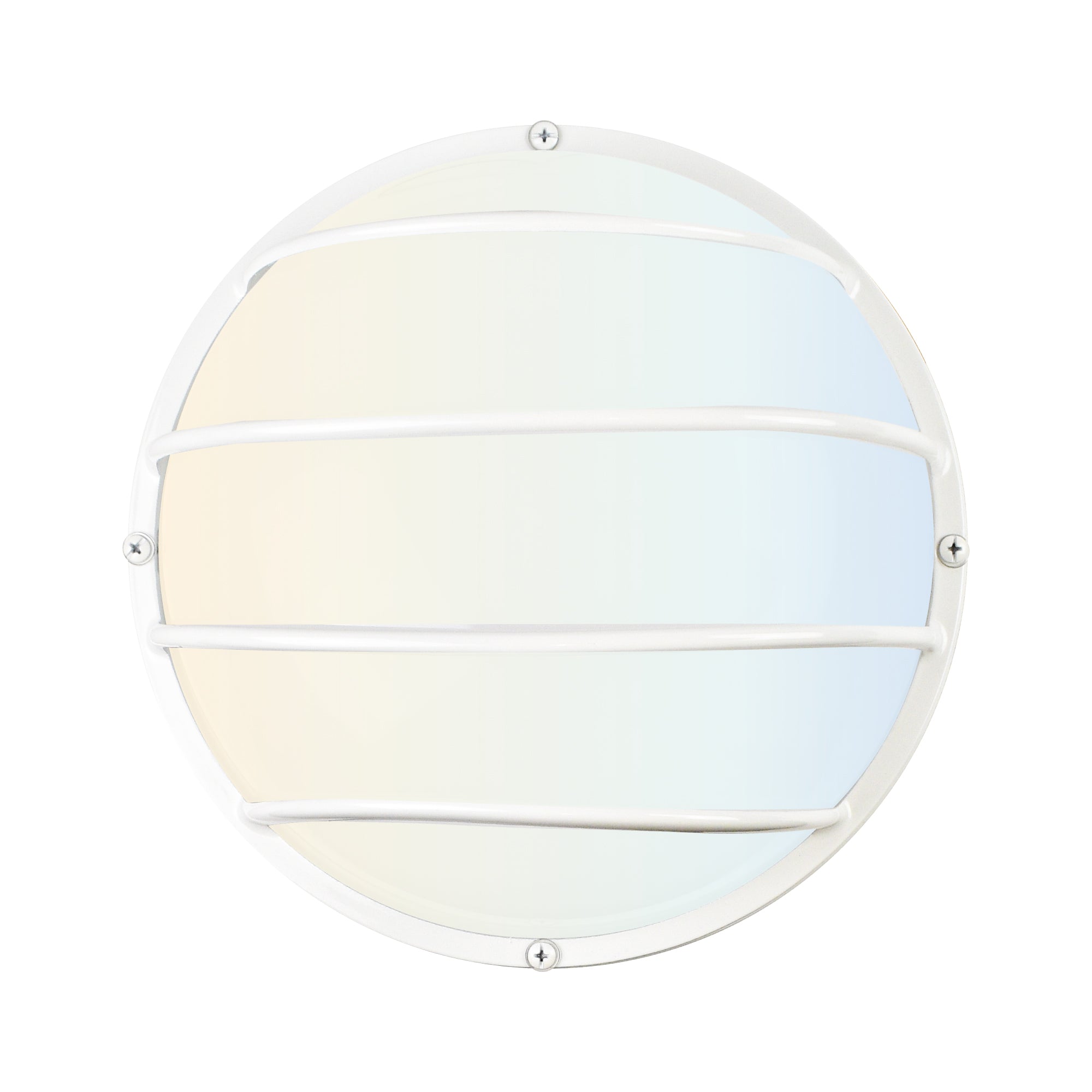 120VAC ULTRALUX® 9" Utility LED Outdoor Round Bulkhead Light - CCT Switchable (3000K/4000K/5000K)
