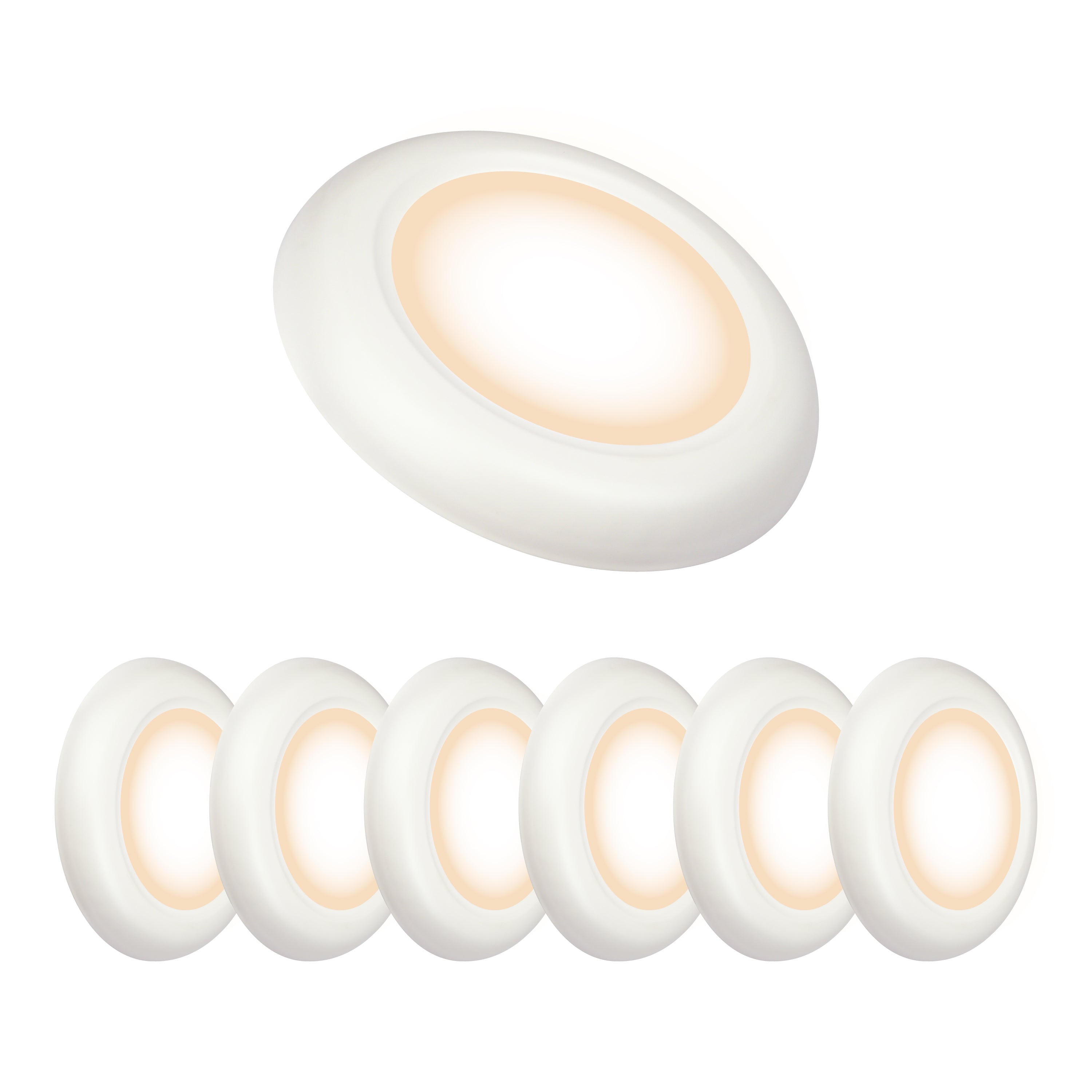 ULTRALUX® 120VAC 6" Utility LED Slim Flush Mount