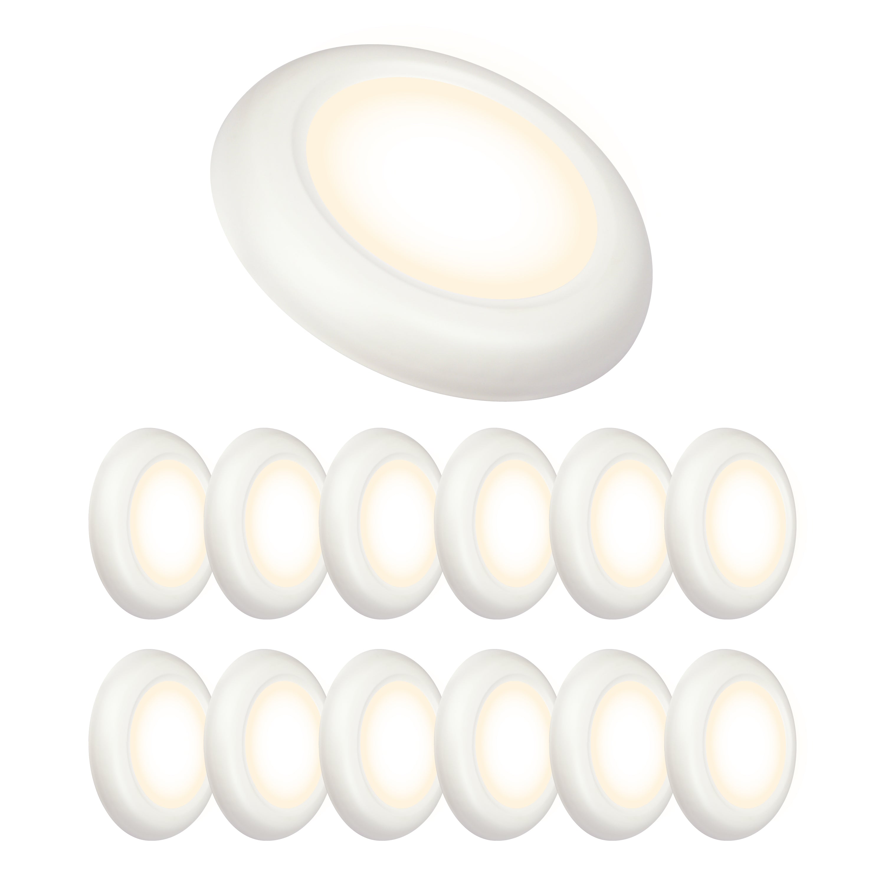 ULTRALUX® 120VAC 6" Utility LED Slim Flush Mount