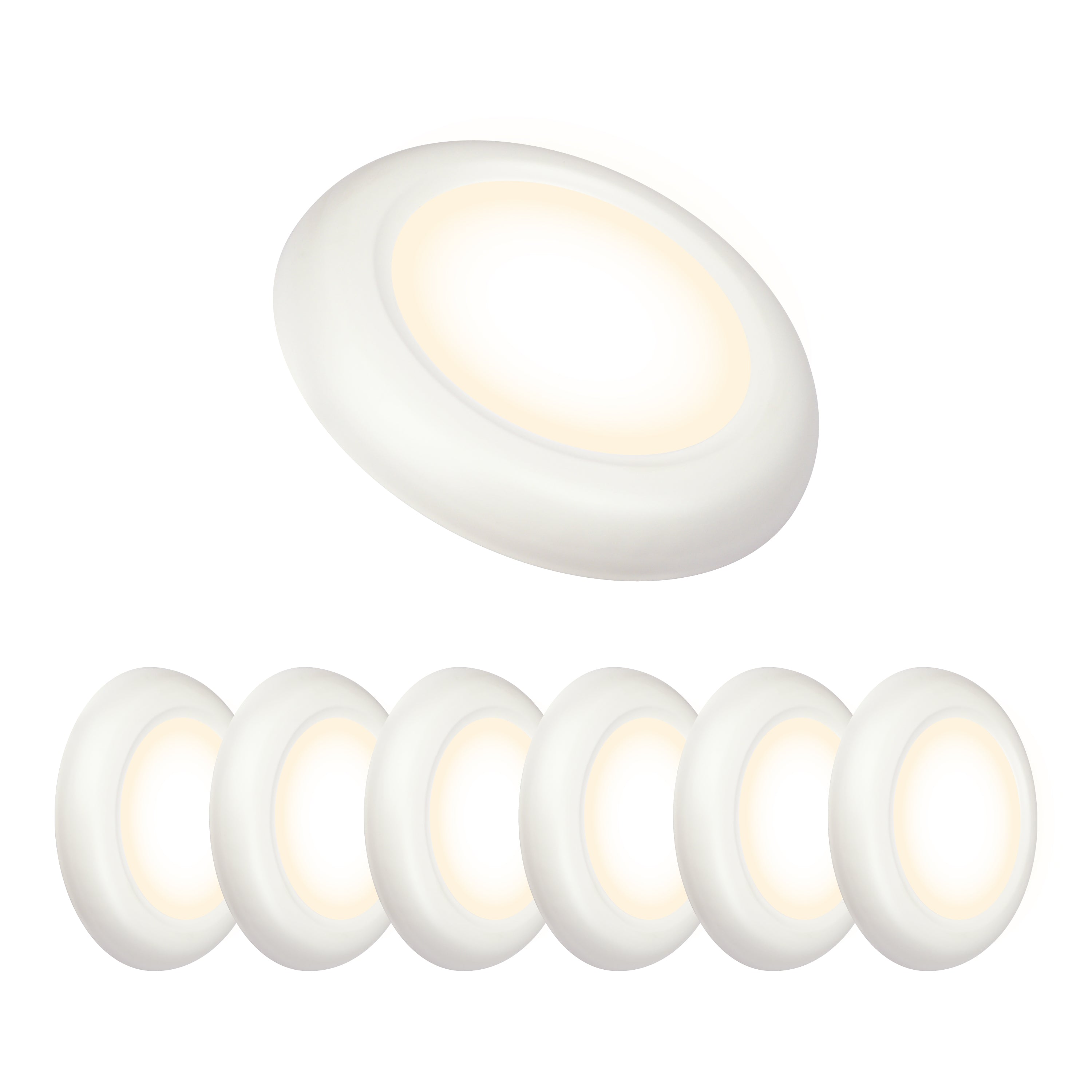 ULTRALUX® 120VAC 6" Utility LED Slim Flush Mount