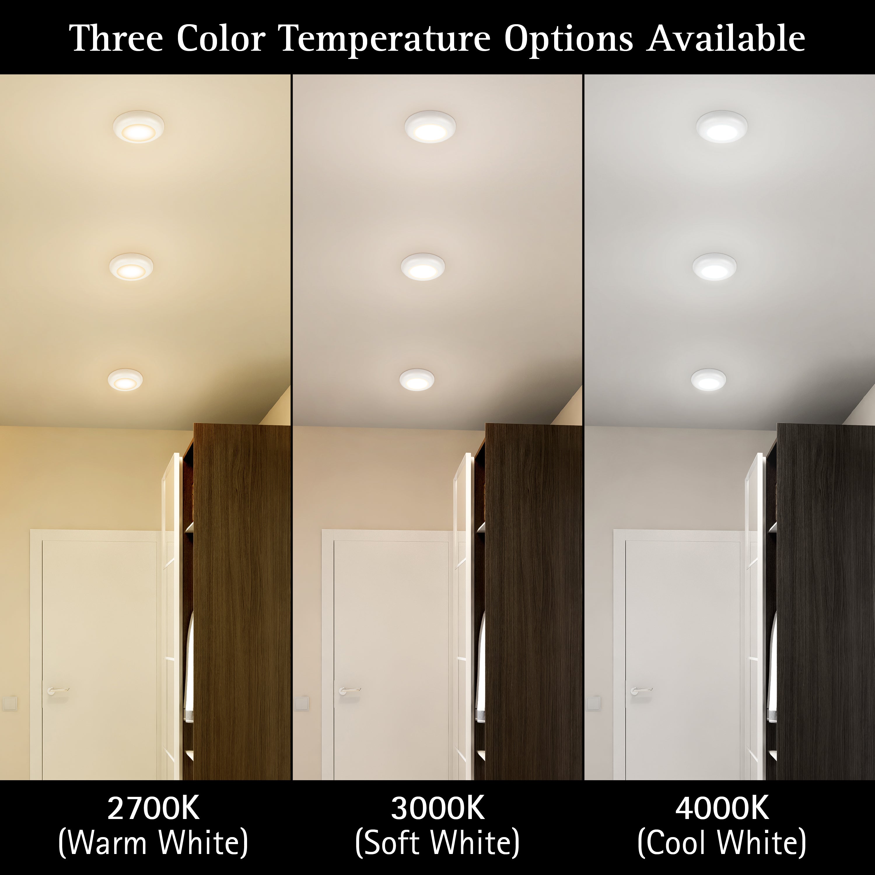 ULTRALUX® 120VAC 6" Utility LED Slim Flush Mount