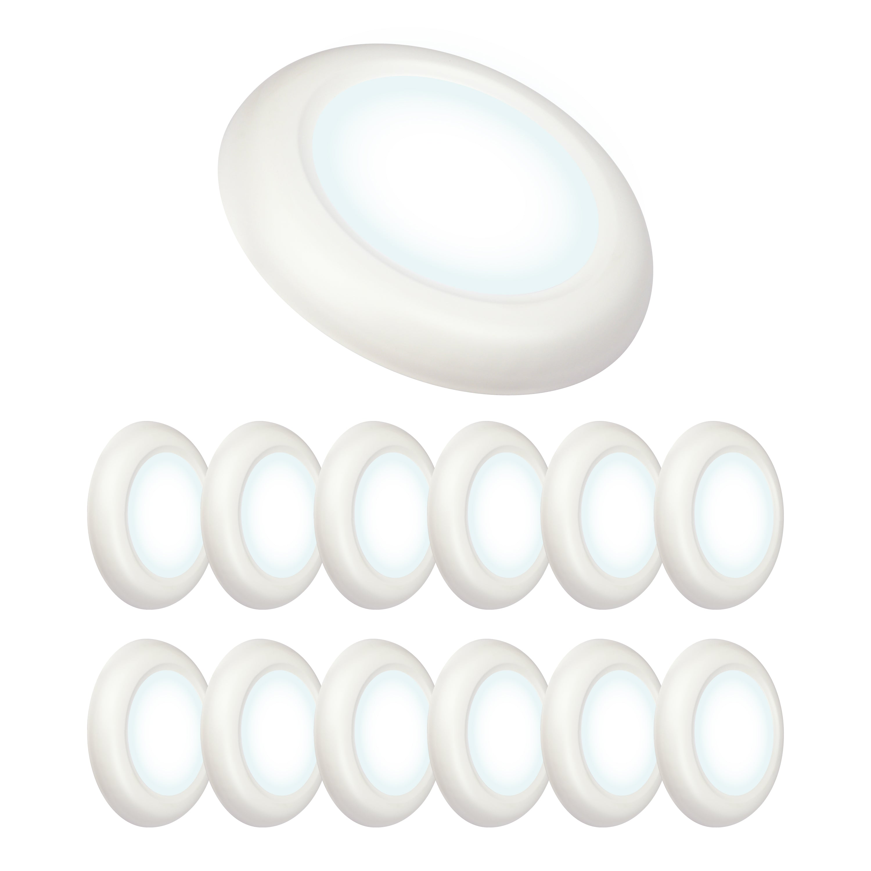 ULTRALUX® 120VAC 6" Utility LED Slim Flush Mount
