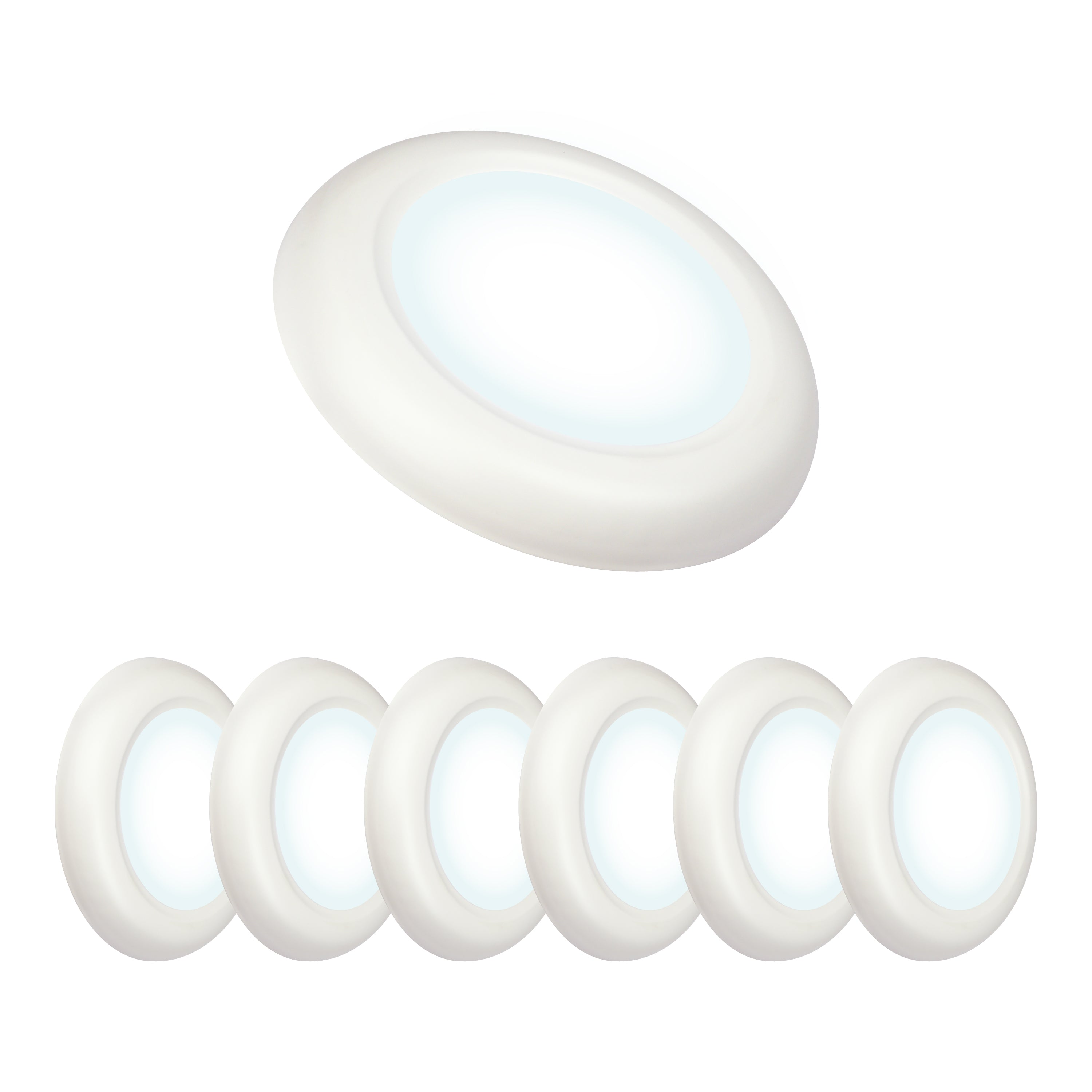ULTRALUX® 120VAC 6" Utility LED Slim Flush Mount