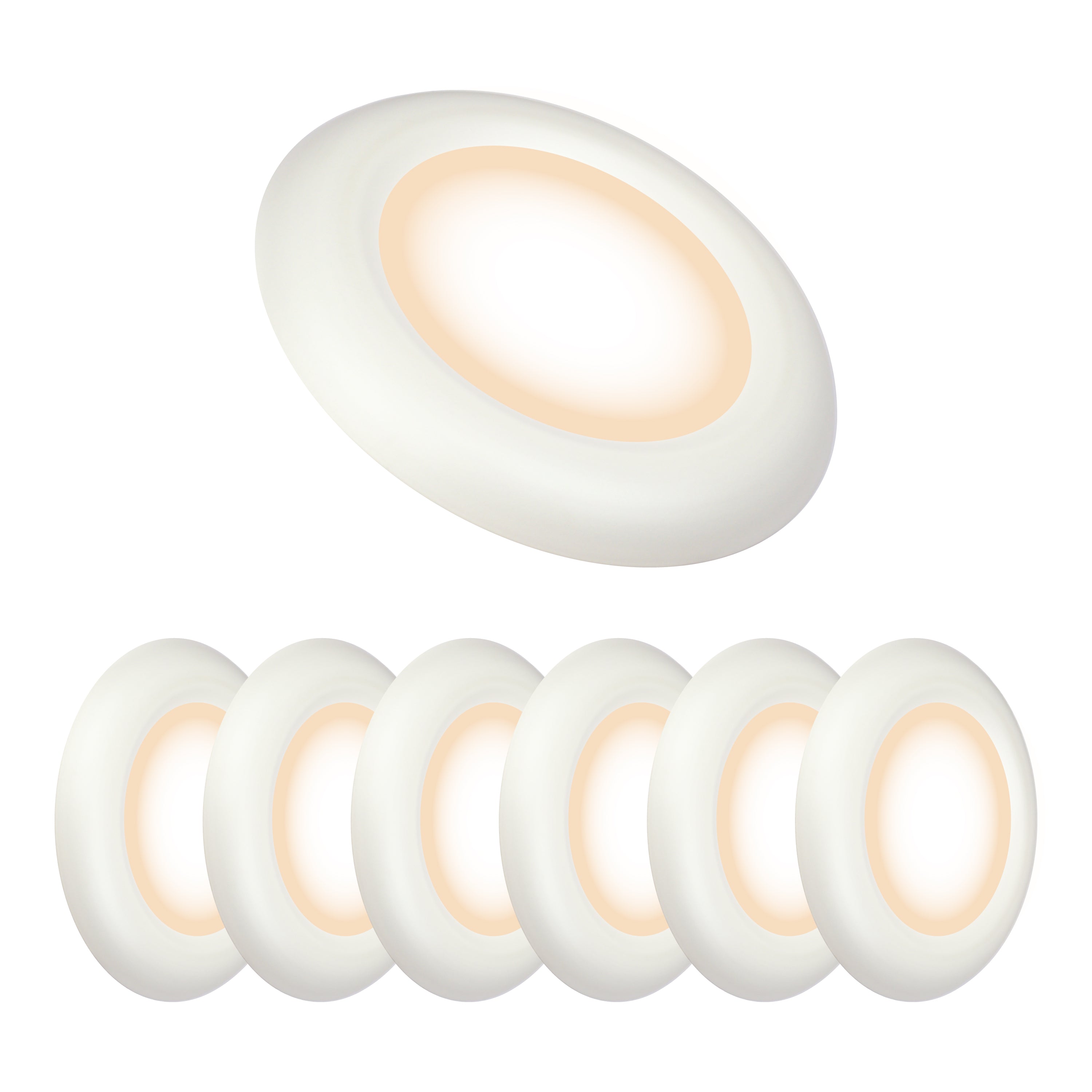ULTRALUX® 120VAC 8" Utility LED Slim Flush Mount