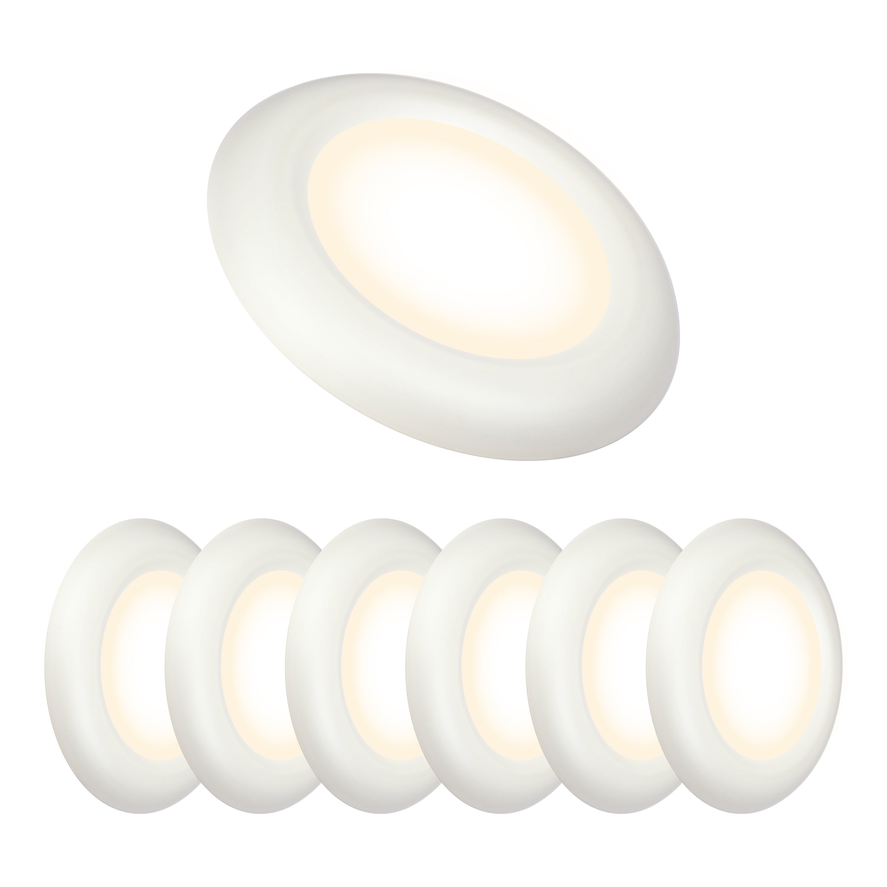 ULTRALUX® 120VAC 8" Utility LED Slim Flush Mount