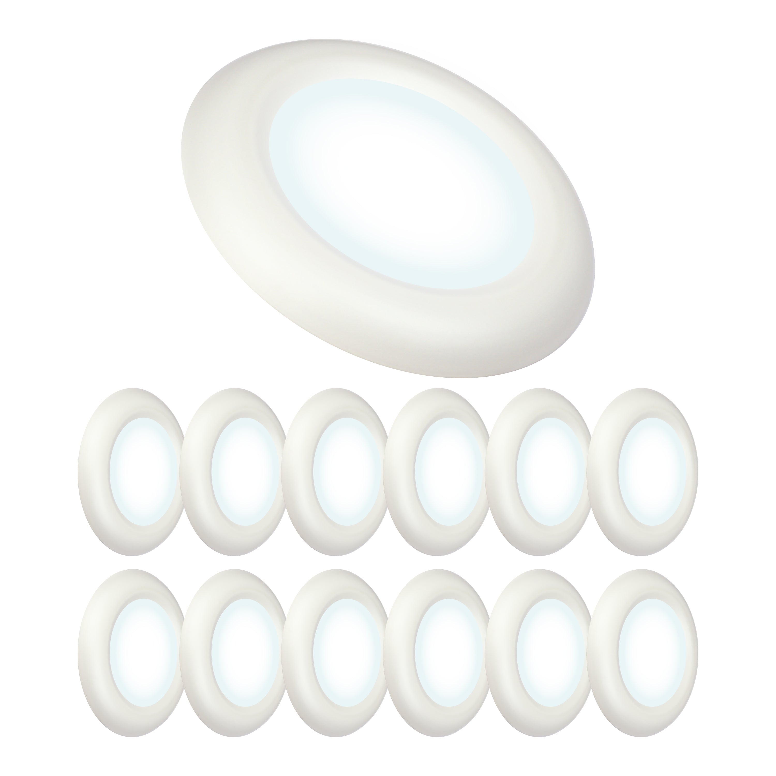 ULTRALUX® 120VAC 8" Utility LED Slim Flush Mount