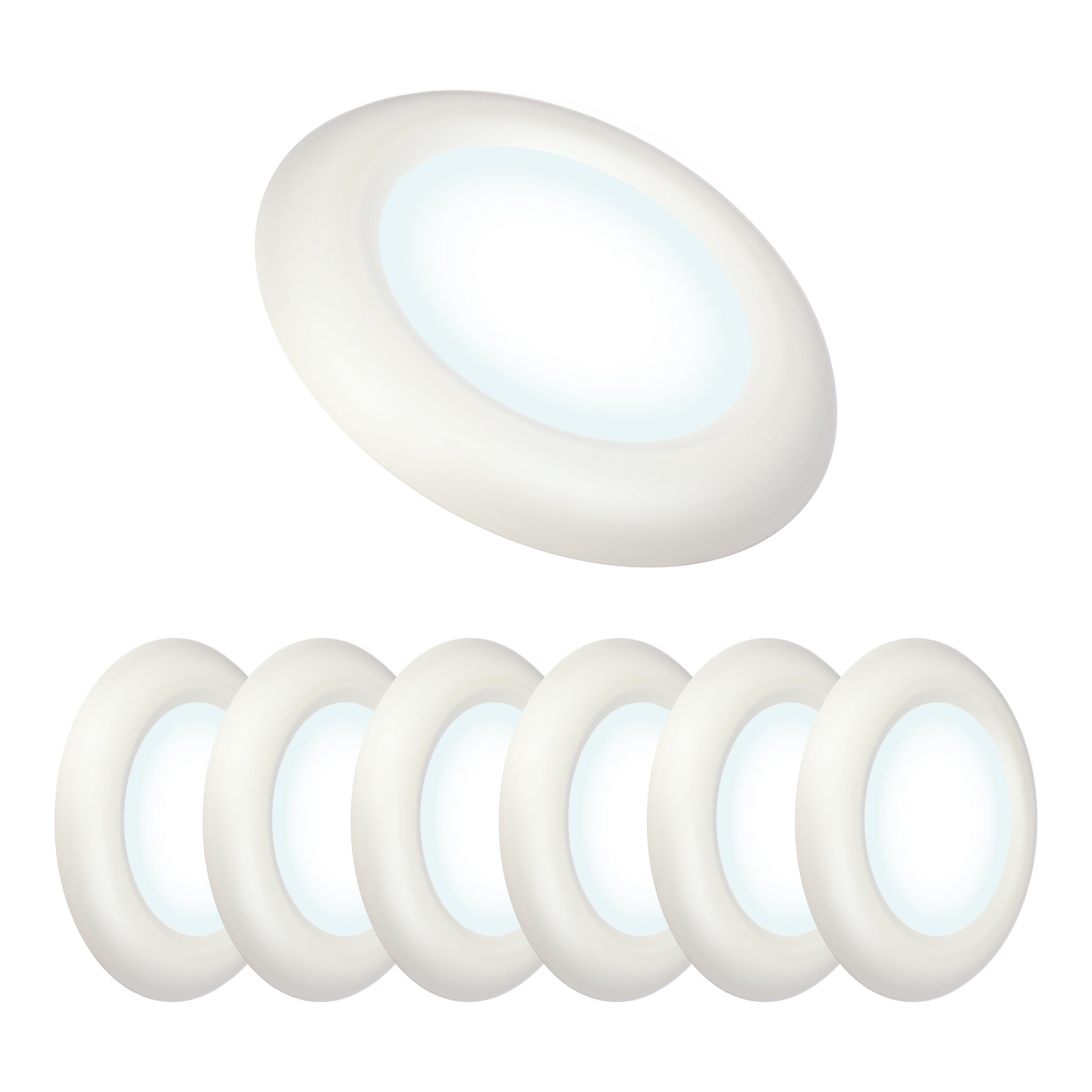 ULTRALUX® 120VAC 8" Utility LED Slim Flush Mount