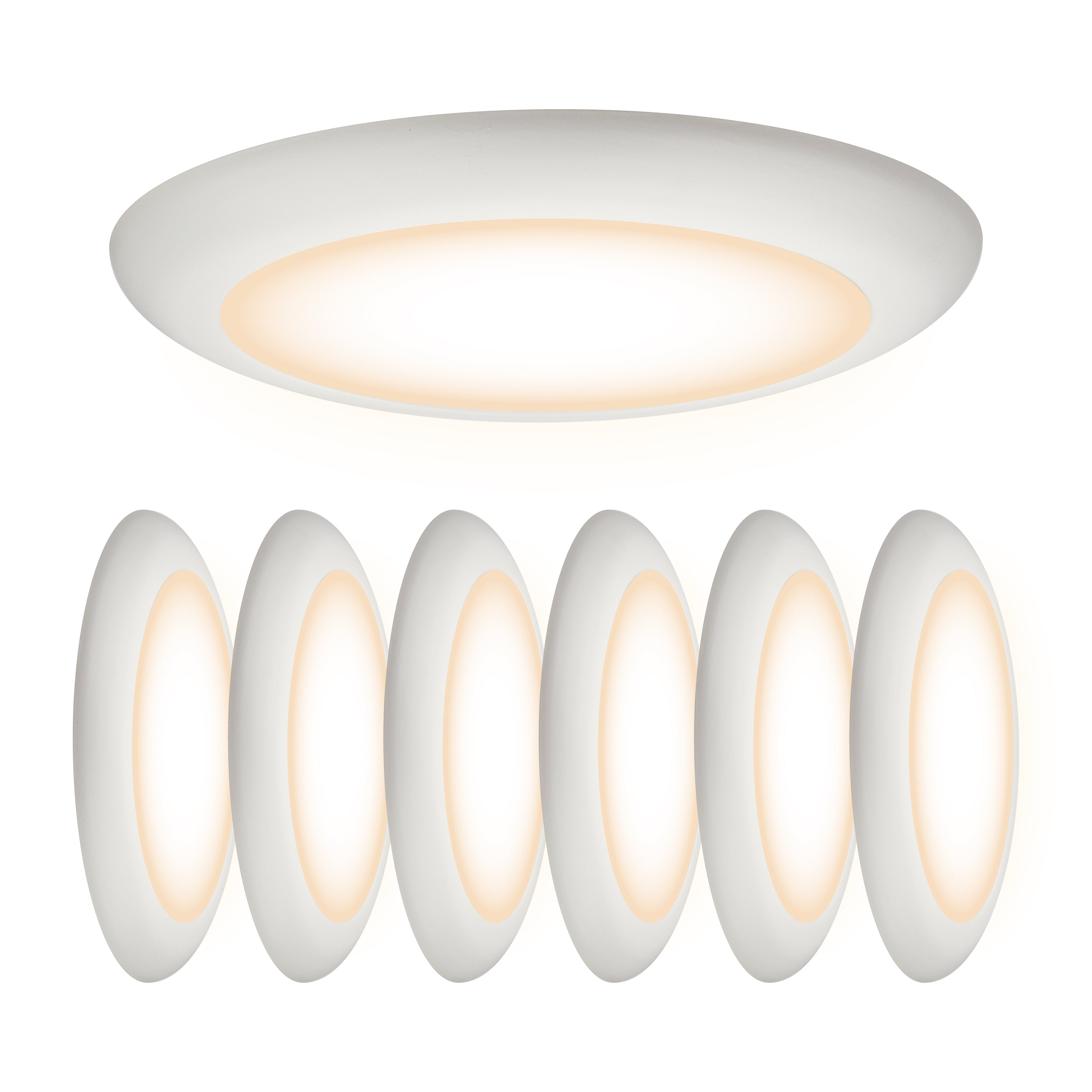ULTRALUX® 120VAC 12" Utility LED Slim Flush Mount