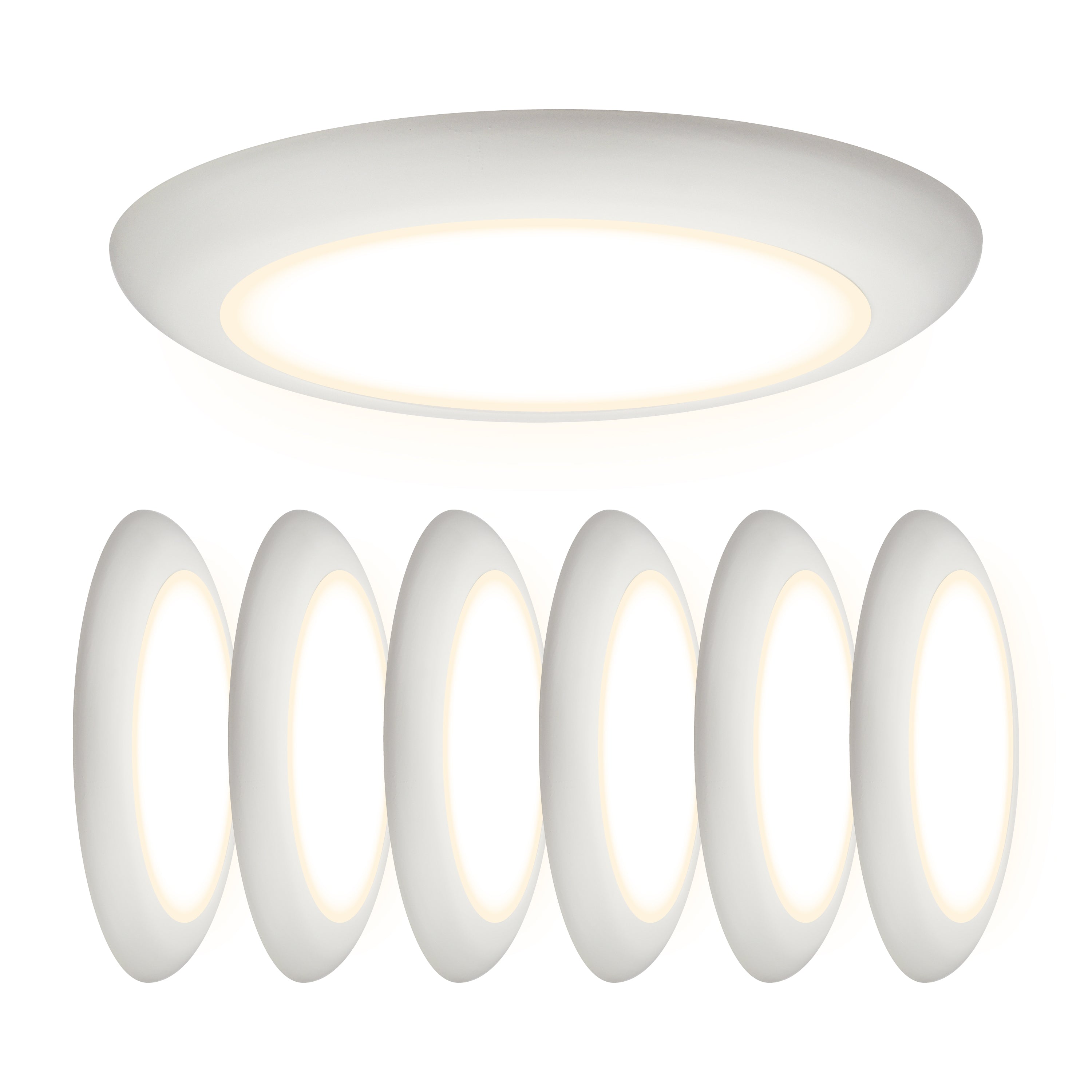 ULTRALUX® 120VAC 12" Utility LED Slim Flush Mount