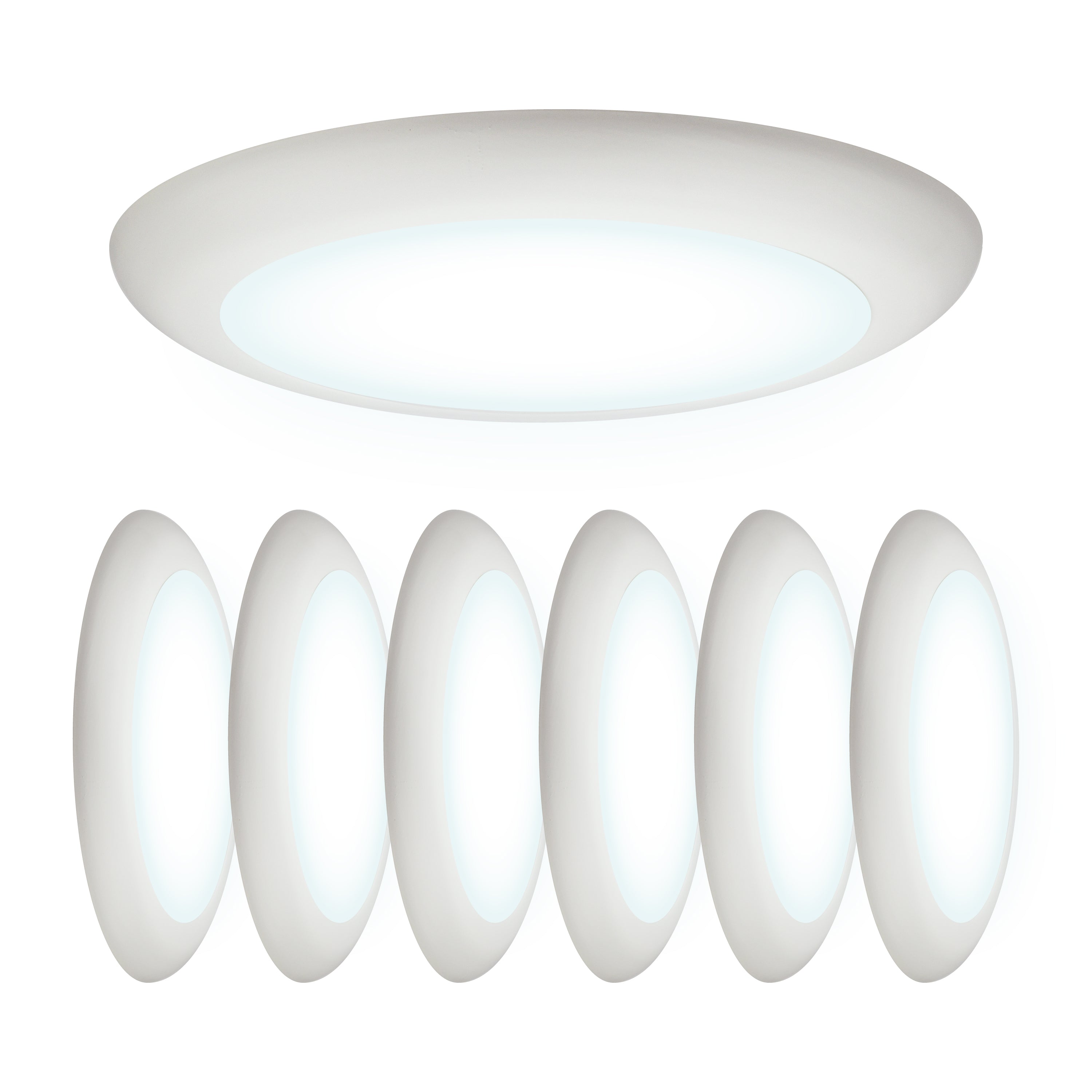 ULTRALUX® 120VAC 12" Utility LED Slim Flush Mount