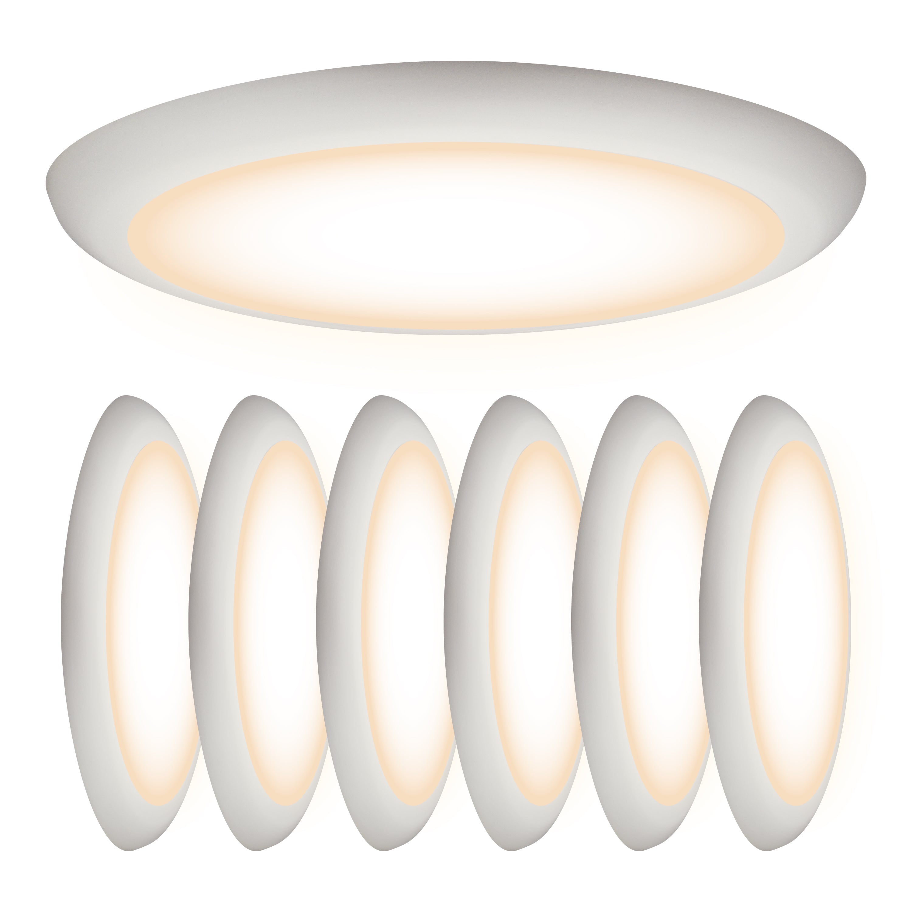 ULTRALUX® 120VAC 16" Utility LED Slim Flush Mount
