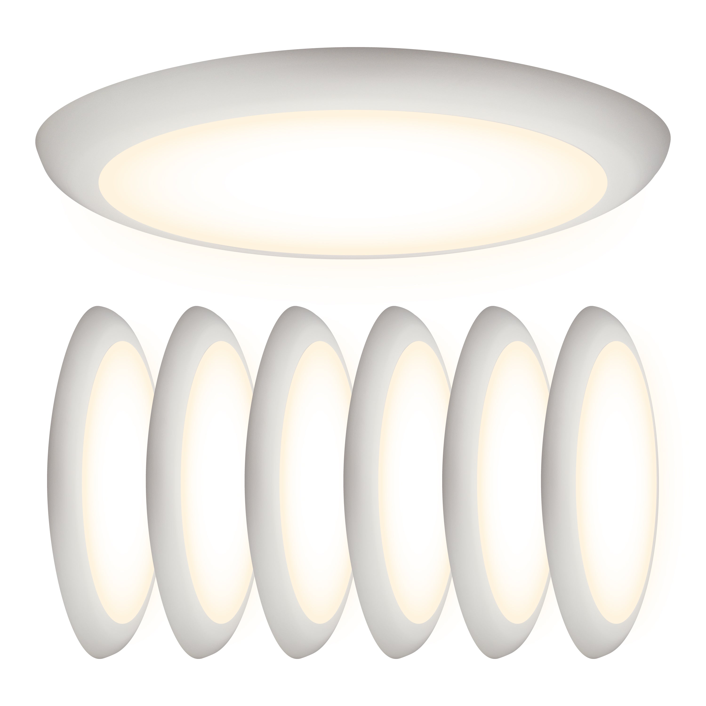 ULTRALUX® 120VAC 16" Utility LED Slim Flush Mount