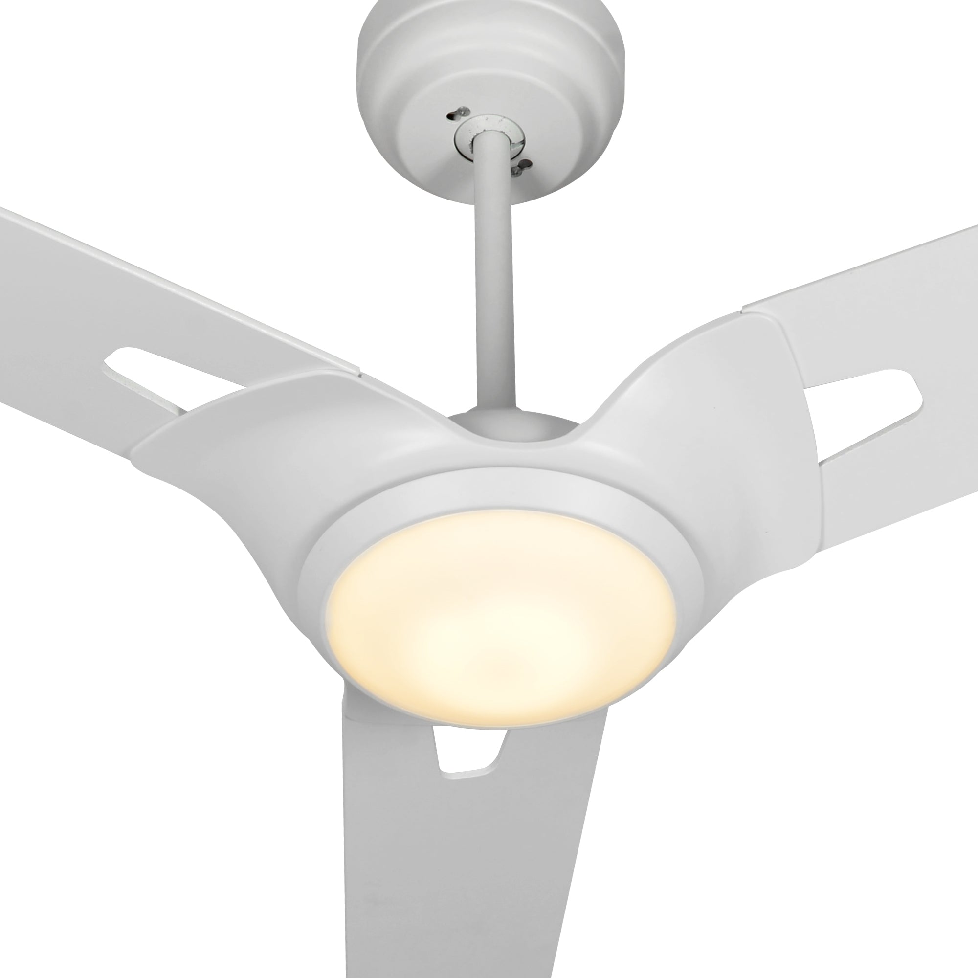 CARRO® HOFFEN 24VDC 3-Blade Smart Ceiling Fan with LED Light Kit & Remote – Matte White