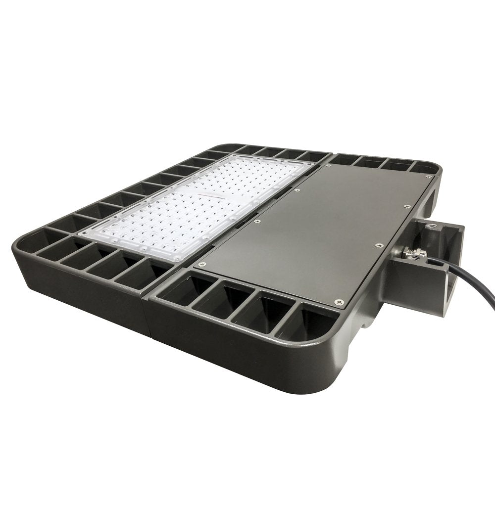 led area light on white background