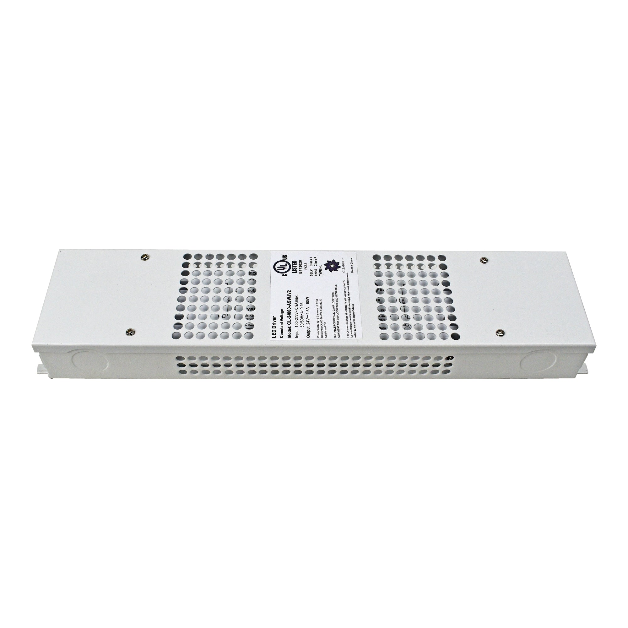CLEANLIFE® 60W Class 2 LED Driver with Enclosure