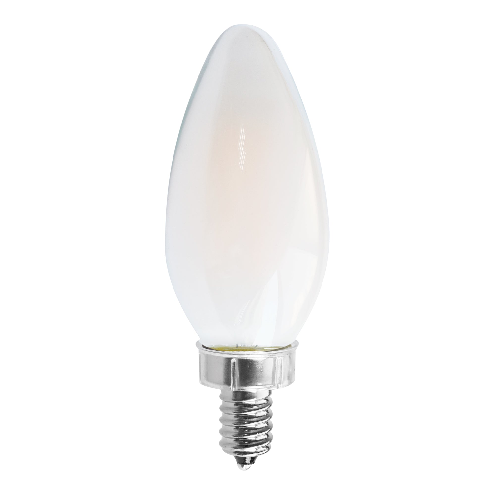 CLEANLIFE® 120VAC B11 Glass LED Light Bulb 5.5W (60W Equivalent) Dimmable