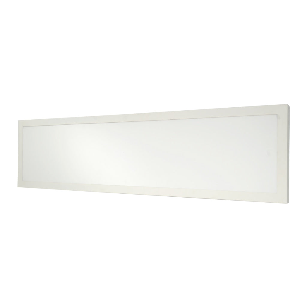 long rectangle led light panel on white background