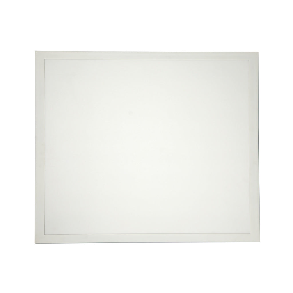 square led light panel on white background